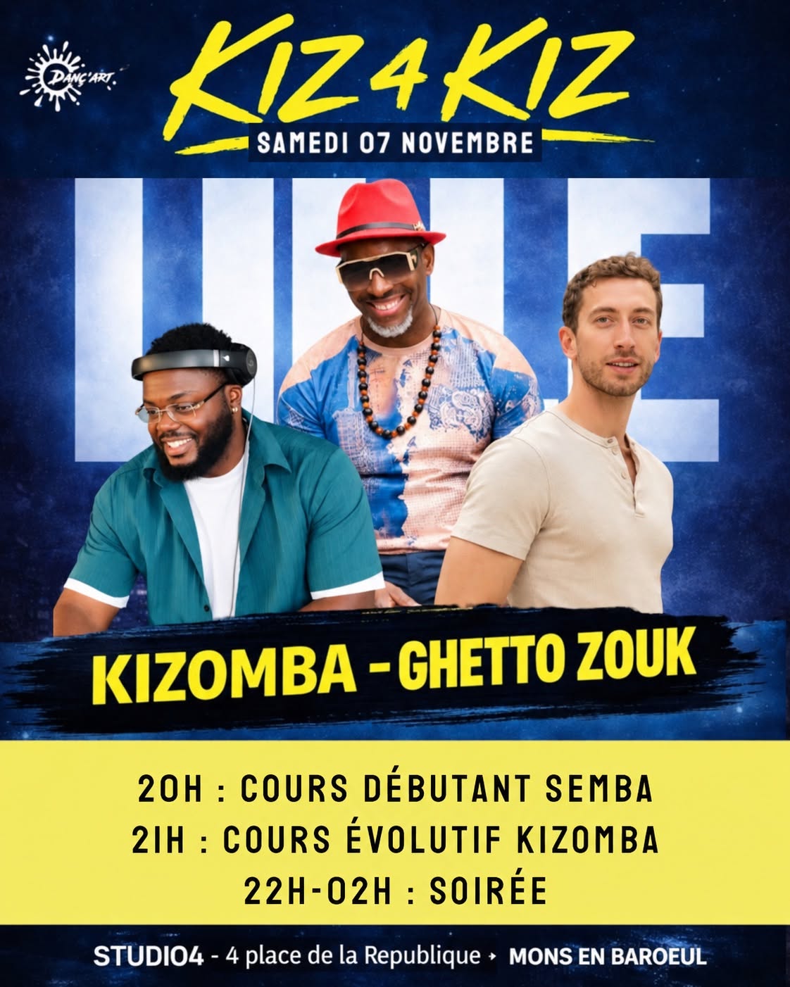 KIZ 4 KIZ - 2 cours + soirée - LILLE