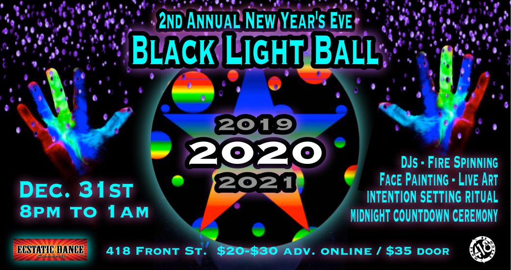 2nd Annual New Year's Eve Black Light Ball
