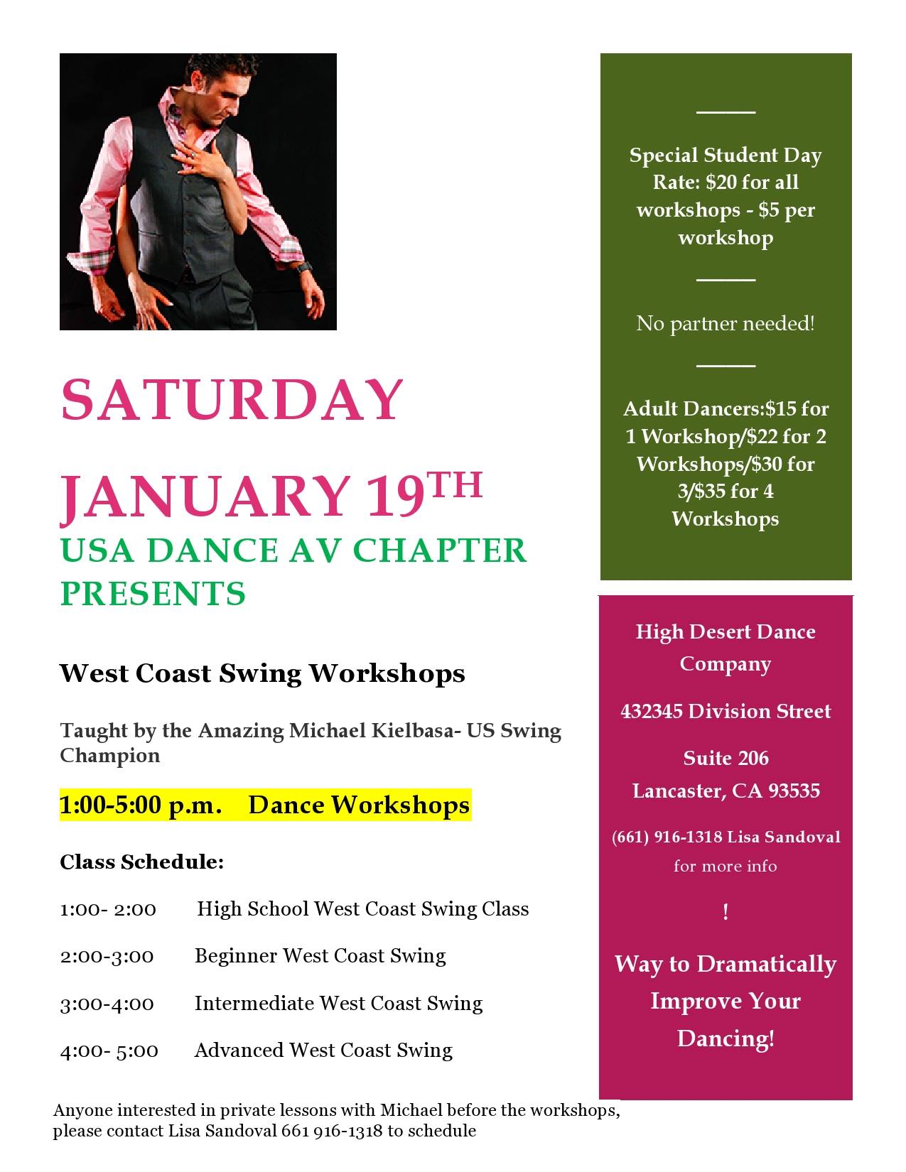 West Coast Swing Workshops
