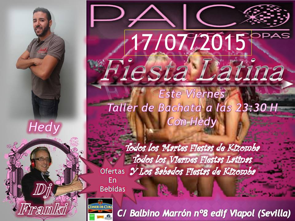 FIESTA LATINA DESDE LAS 23:30 H PALCO VIAPOL
