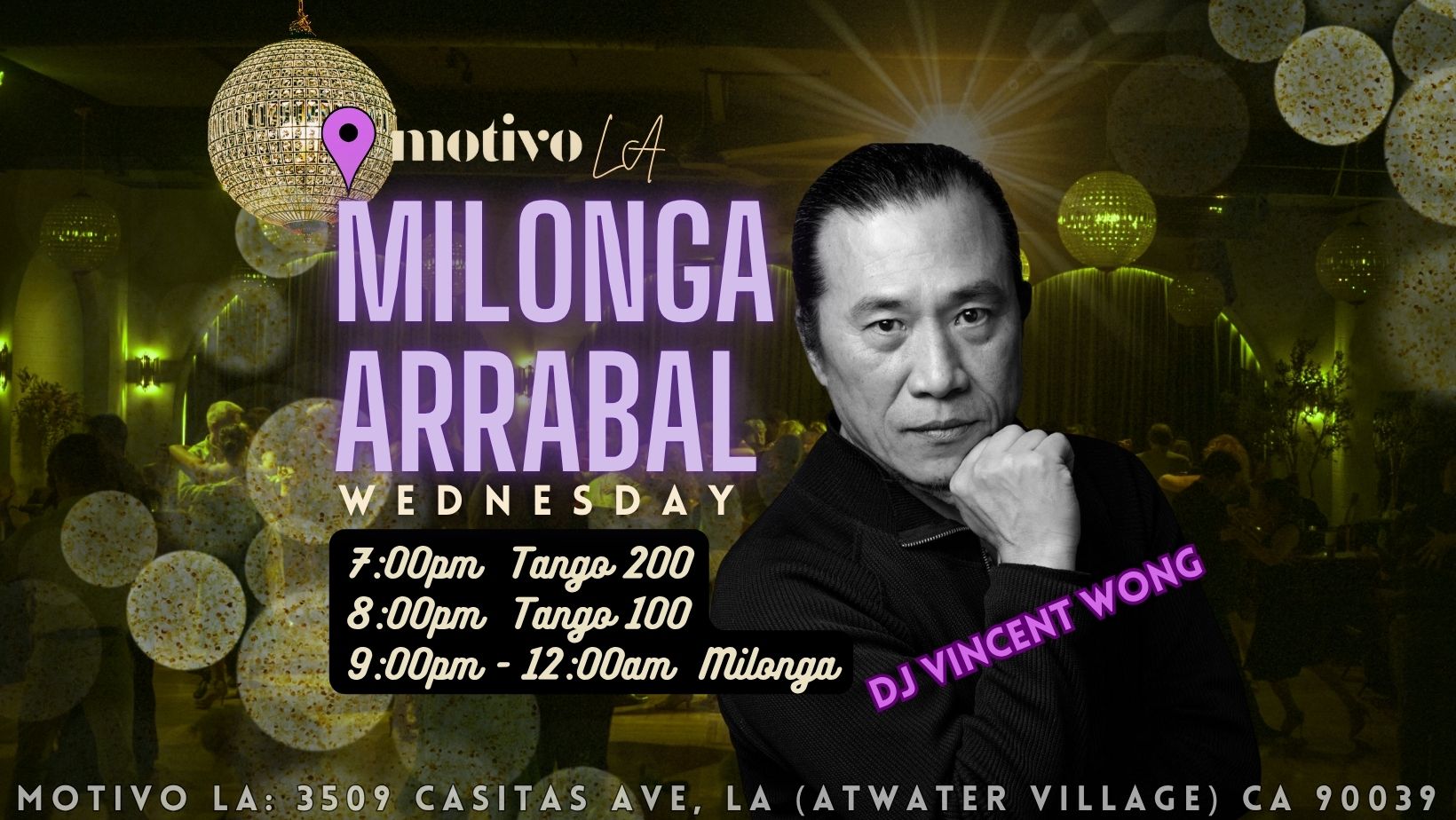 Milonga Arrabal w DJ Vincent Wong