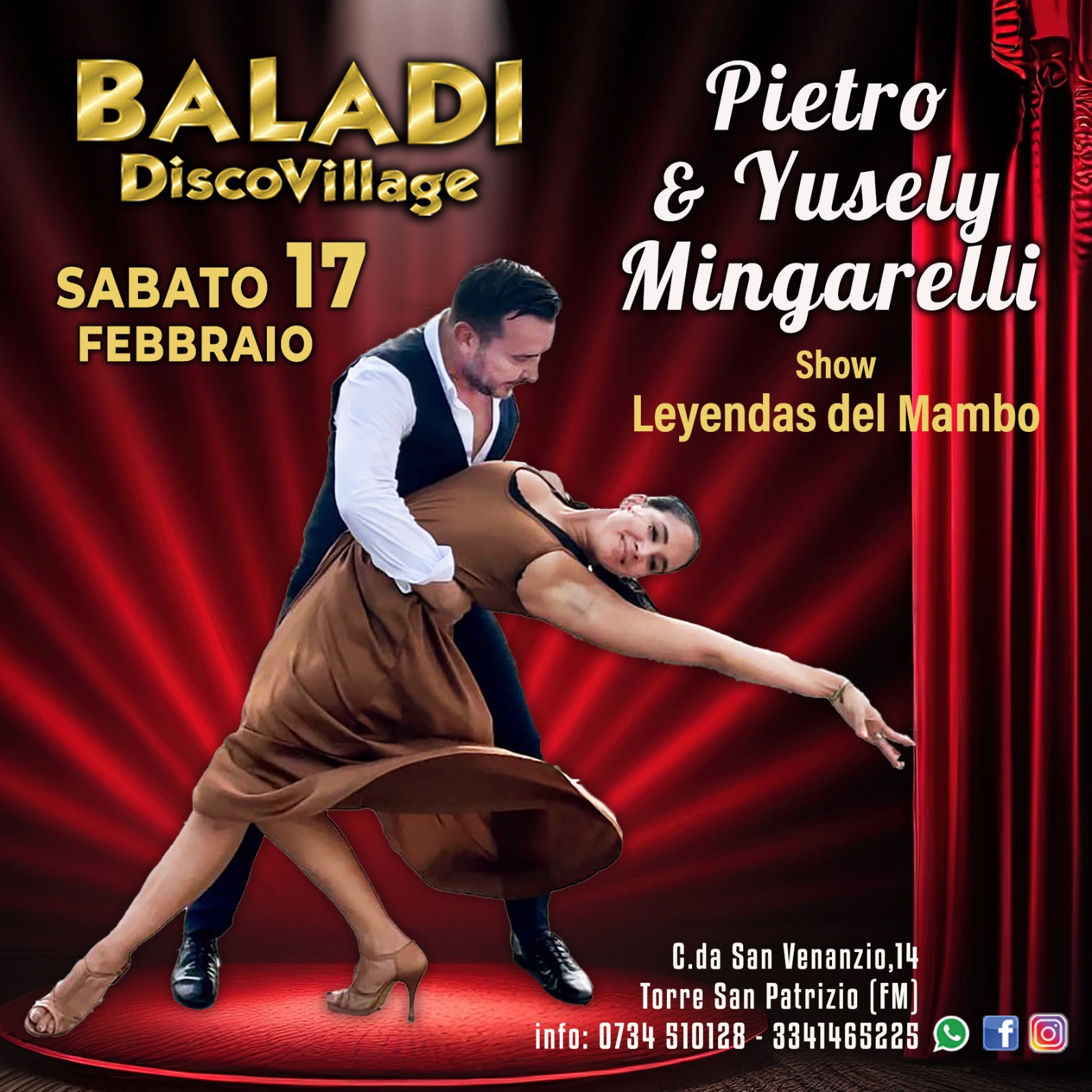 IL SABATO LATINO @ Special Guest PIETRO & YUSELY MINGARELLI