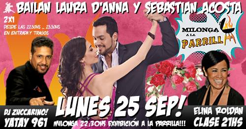 Hoy!!! Laura D'anna y Sebastian Acosta. Clase Elina Roldan!