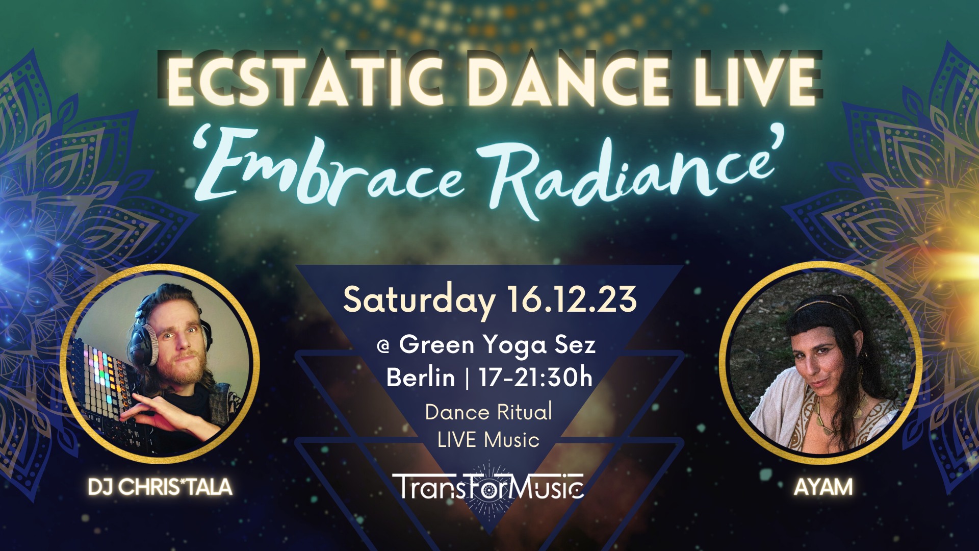 Embrace Radiance - Ecstatic Dance LIVE - LIVE Concert & Ecstatic Dance Wave