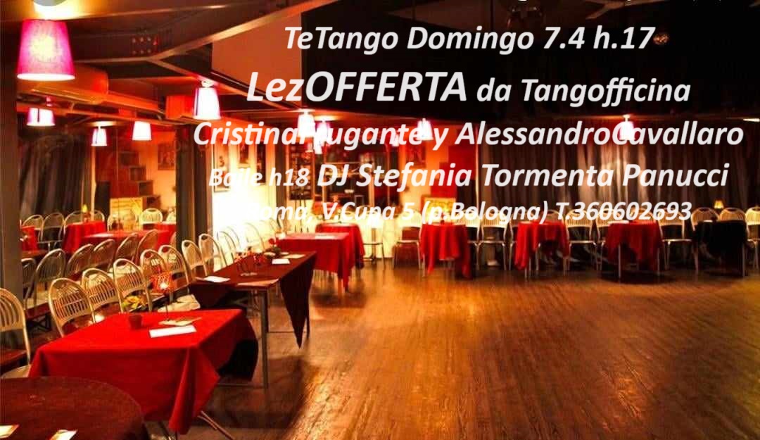 Tetango7.4 h17 LezOFFERTA AlessandroCavallaro CristinaFrugante-h18 Dj StefaniaTormentaPanucc
