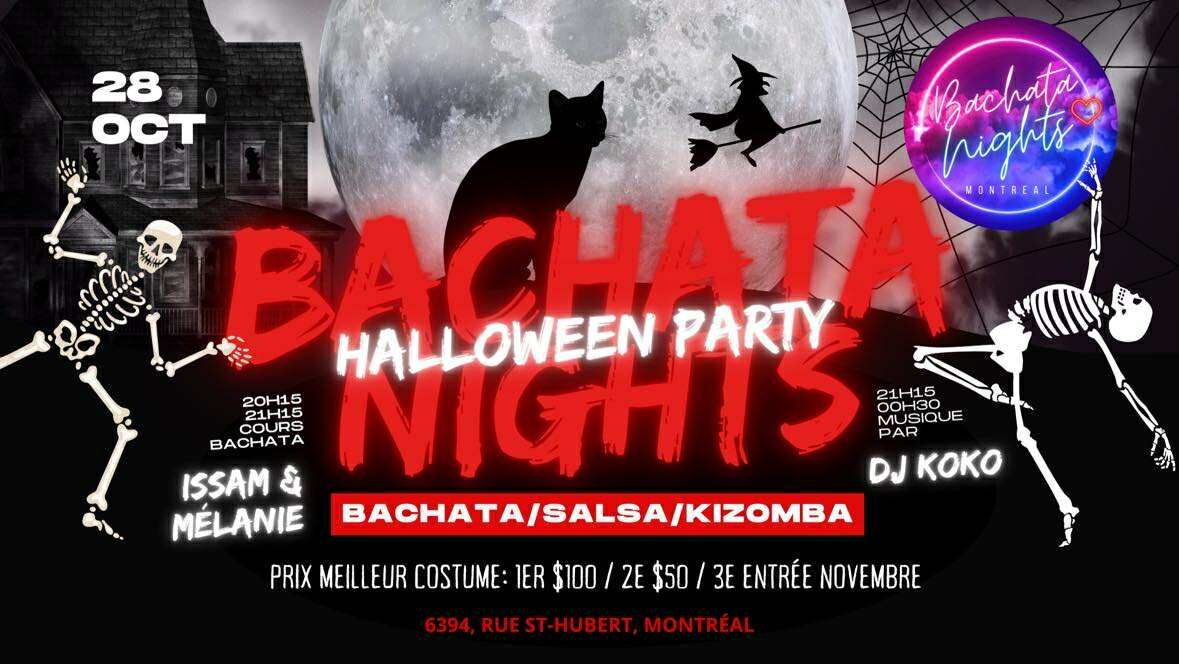 Bachata social 👻 28 octobre 🎃 Halloween