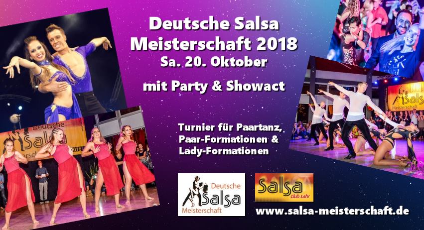 Deutsche Salsa Meisterschaft 2018 - Turnier & Party