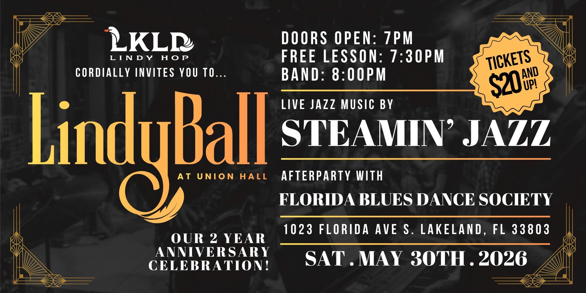 Lindy Ball at Union Hall : 2nd Anniversary Edition