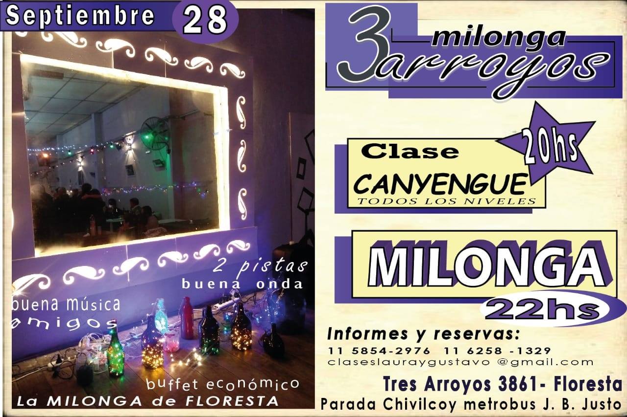 La milonga 3 Arroyos!