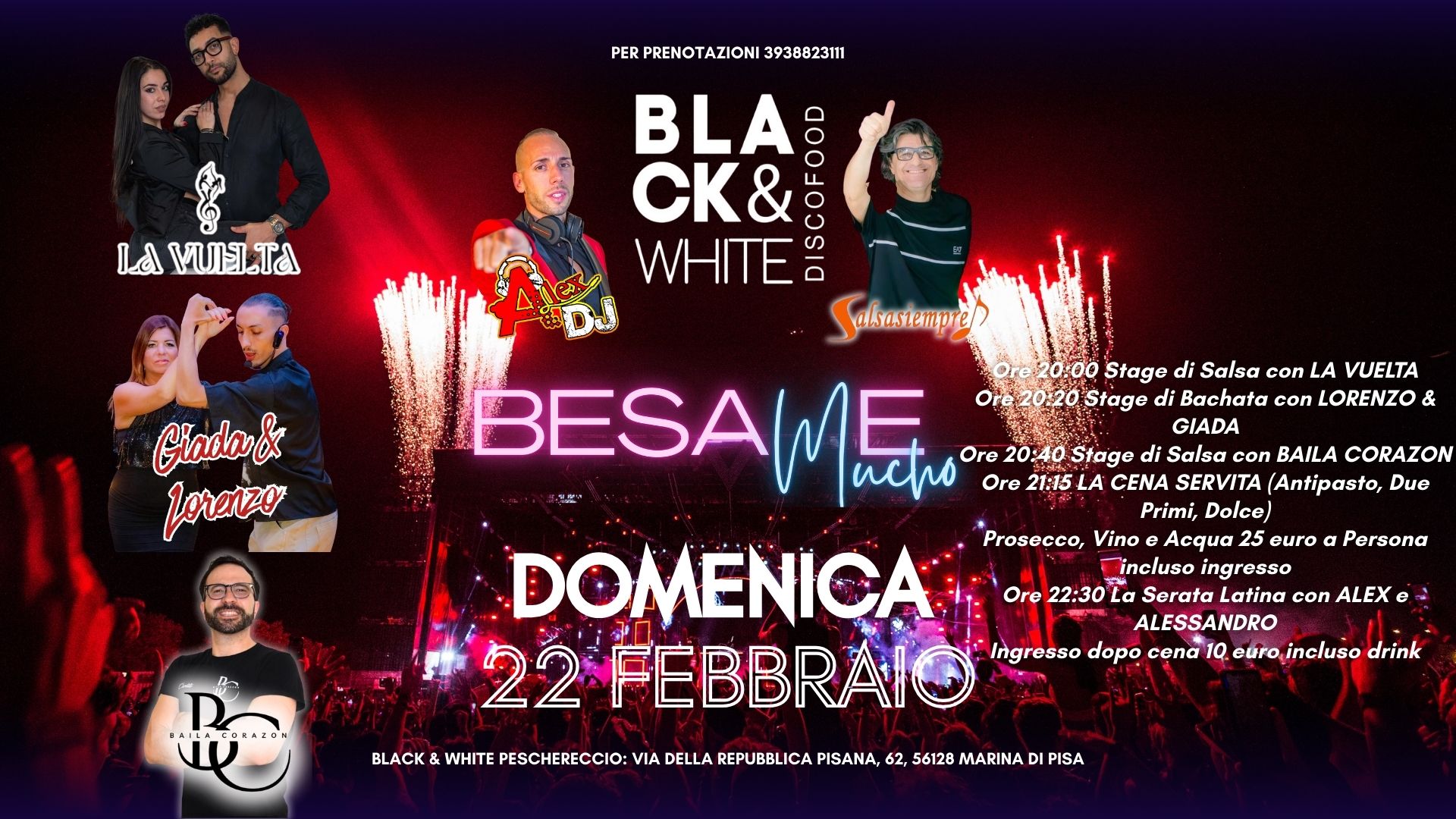 Domenica 22 02 26 Black & White ππππππ ππΎπ¬π±πΈ