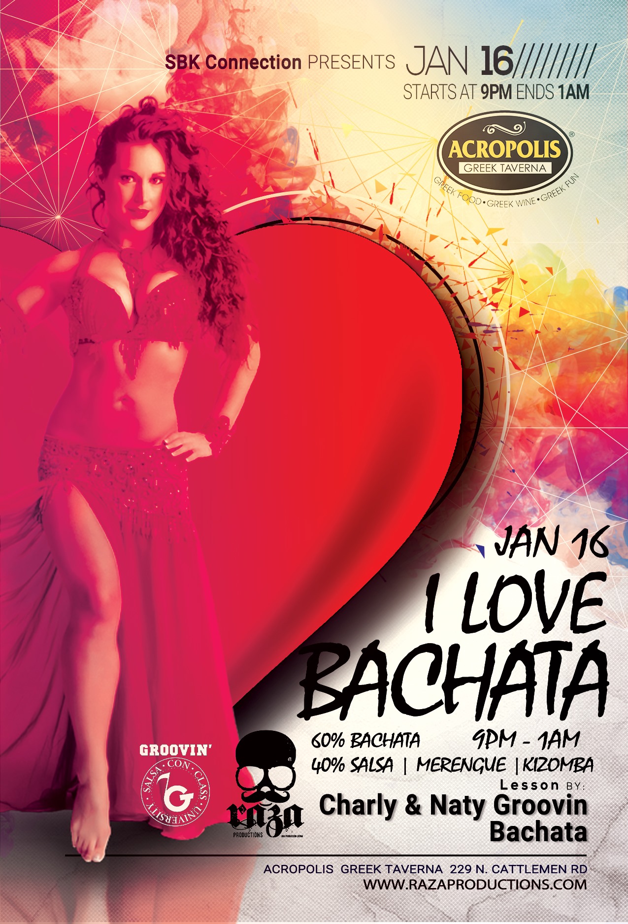 I Love Bachata Latin Night Noche Latina at Acropolis