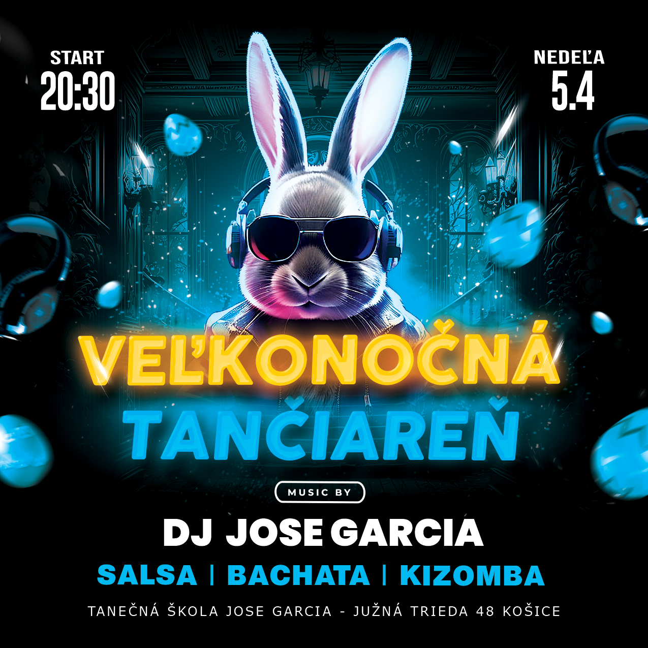 VEĽKONOČNÁ LATINO TANČIAREŇ 2026 🐰