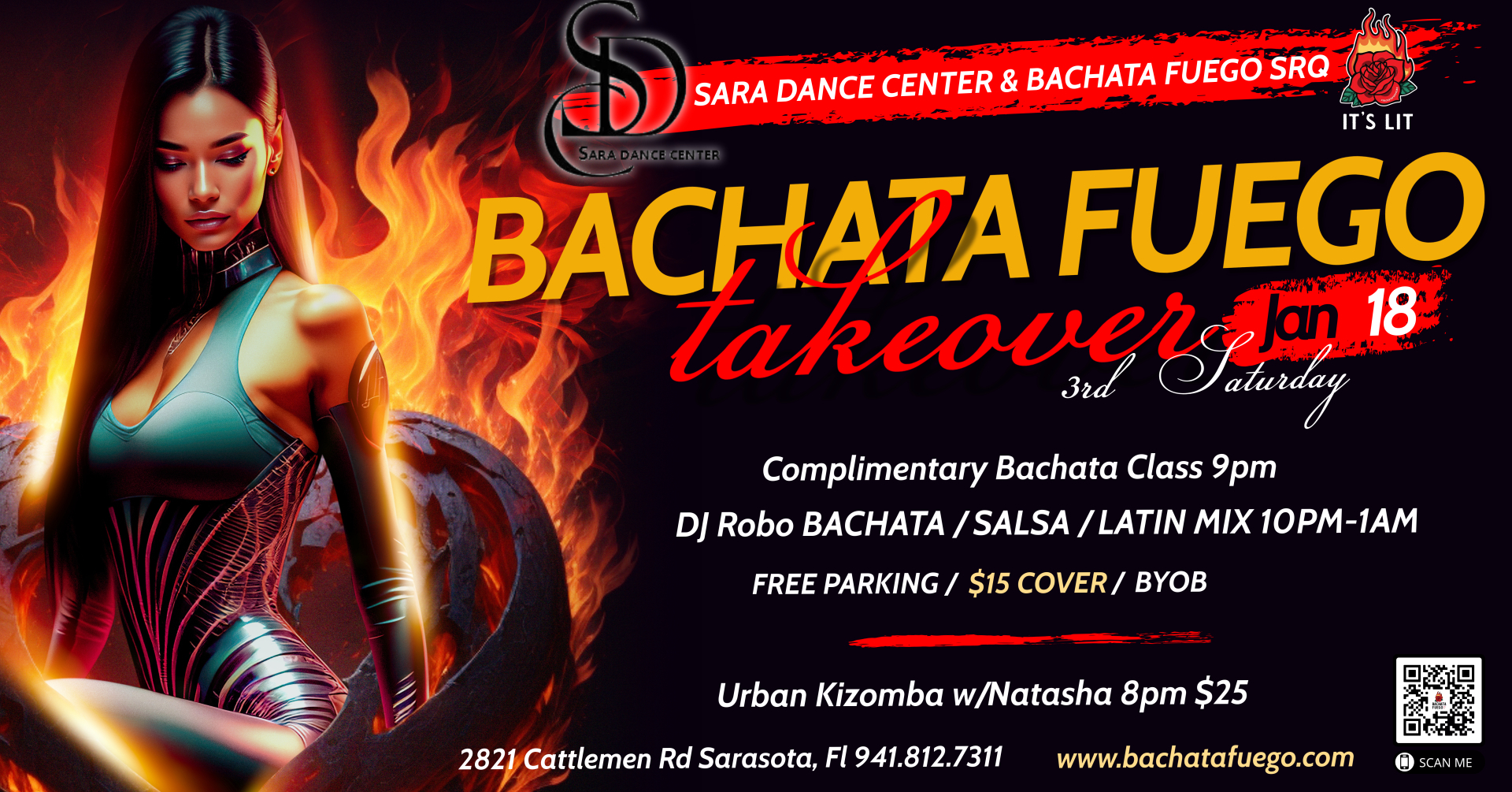 Bachata Fuego Takeover January 18 - 2025 LAUNCH!
