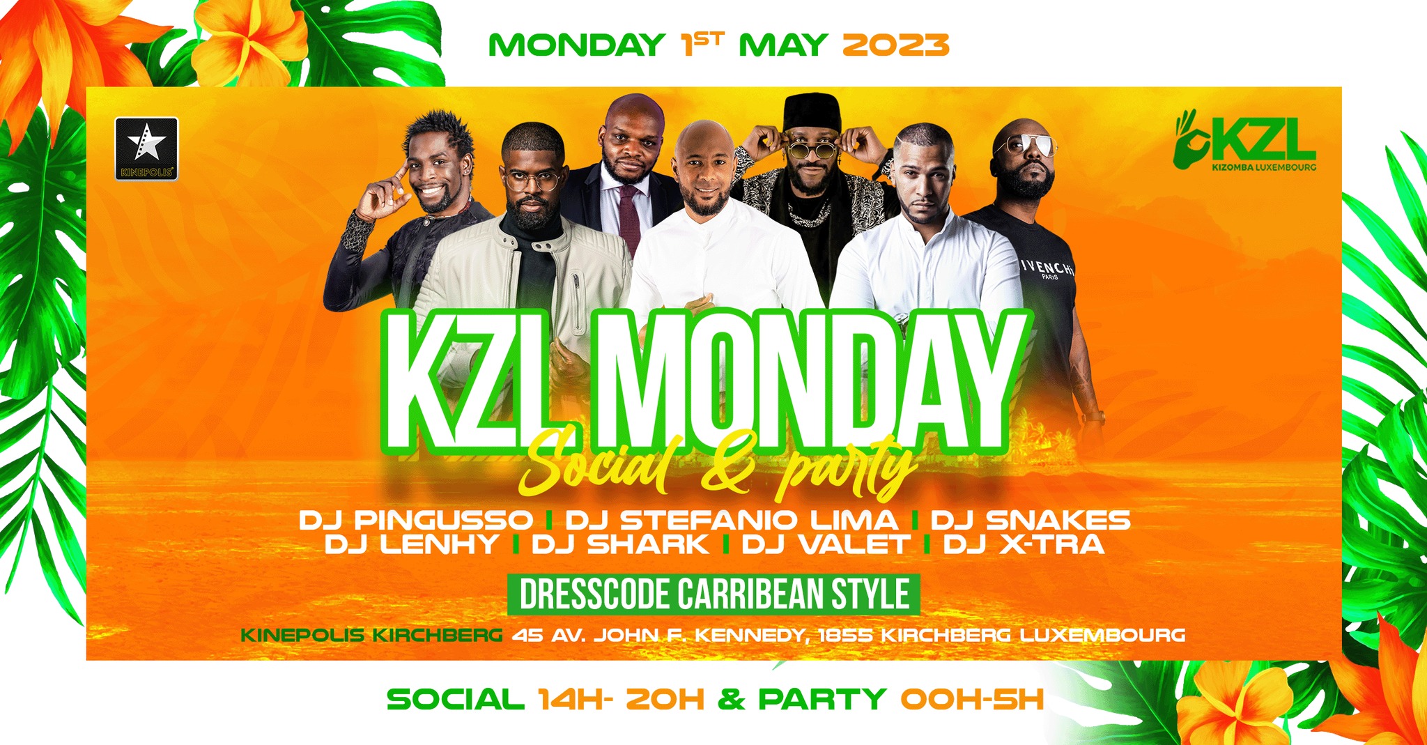 KZL Monday: Social & Party (Luxembourg Kizomba Festival - 9th edition)