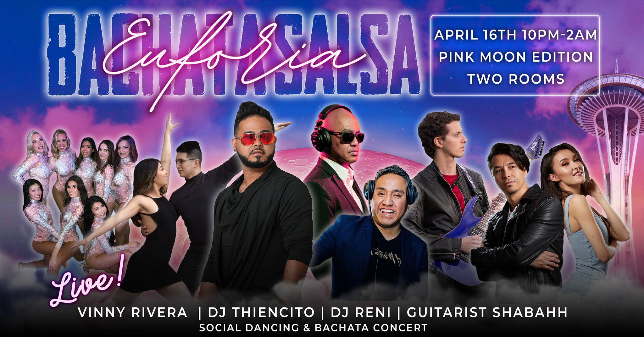 Euforia - Bachata & Salsa - Pink Moon Edition