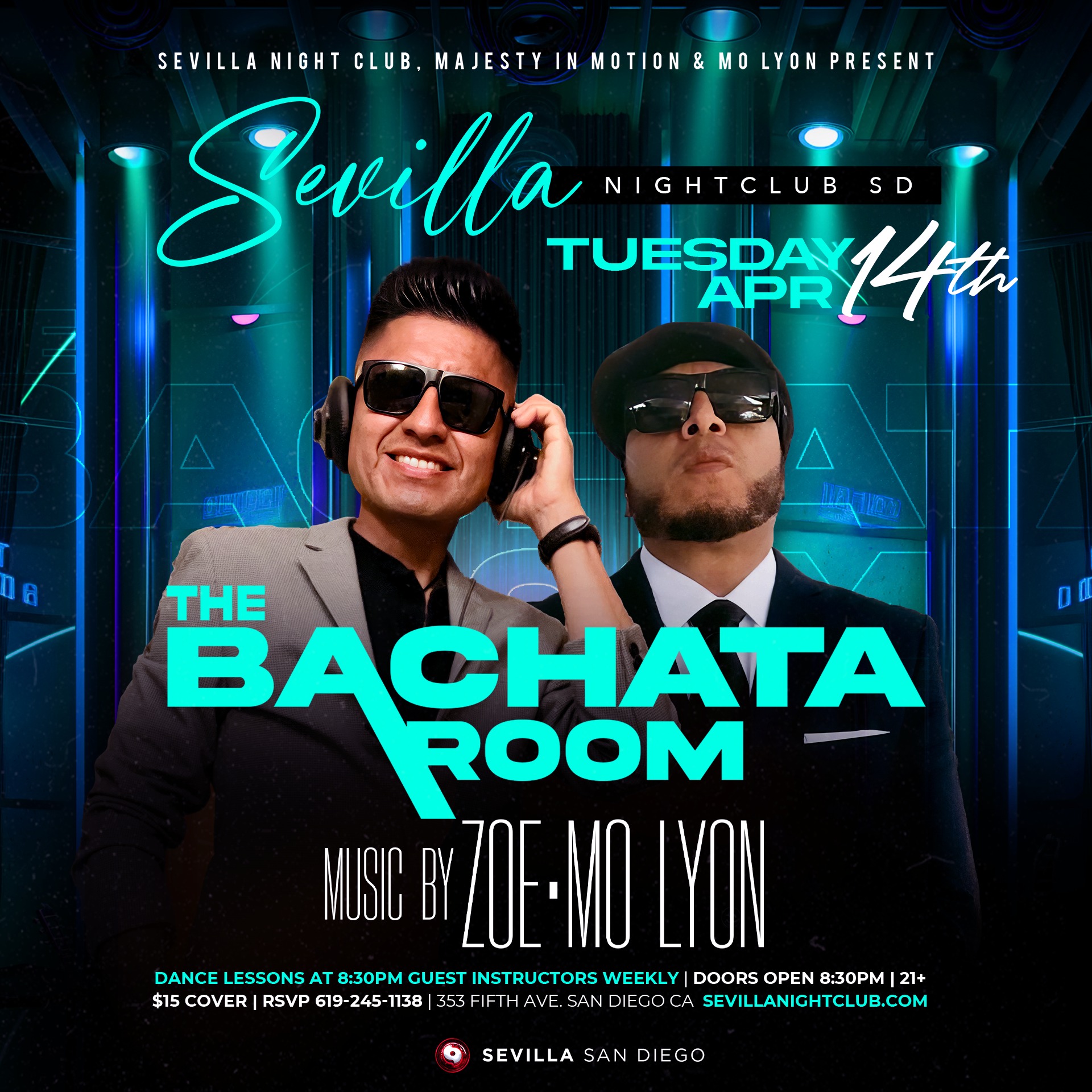 Bachata Room Tuesdays - Latin Dance at Sevilla San Diego
