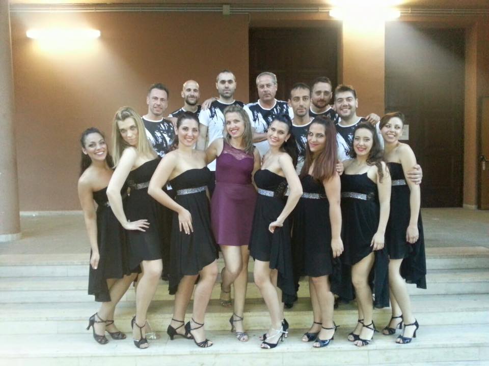 Spettacolo dell'ahora salsa style - festa di compleanno Chiara e Fra