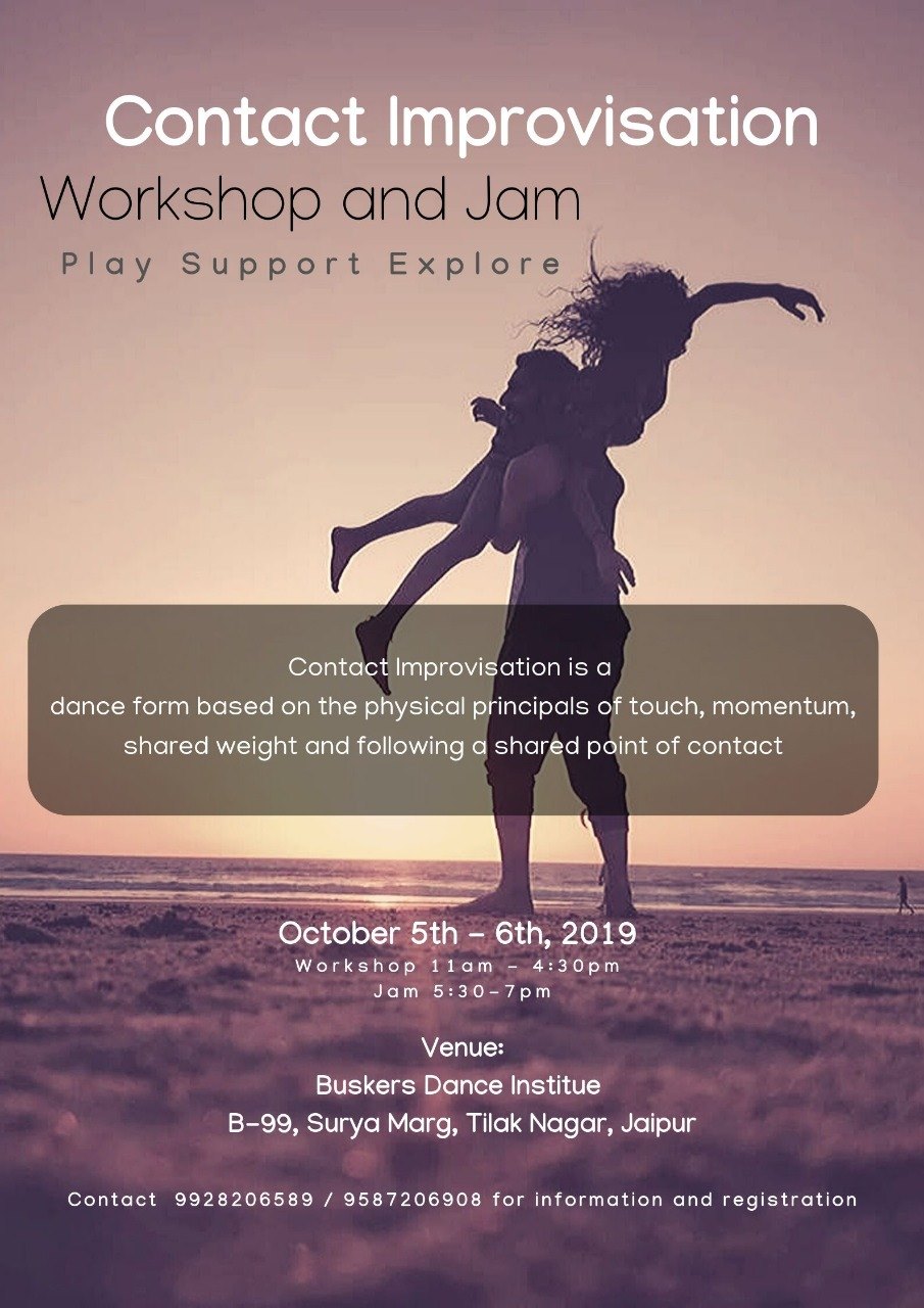 Contact Improvisation Workshop and Jam - Jaipur