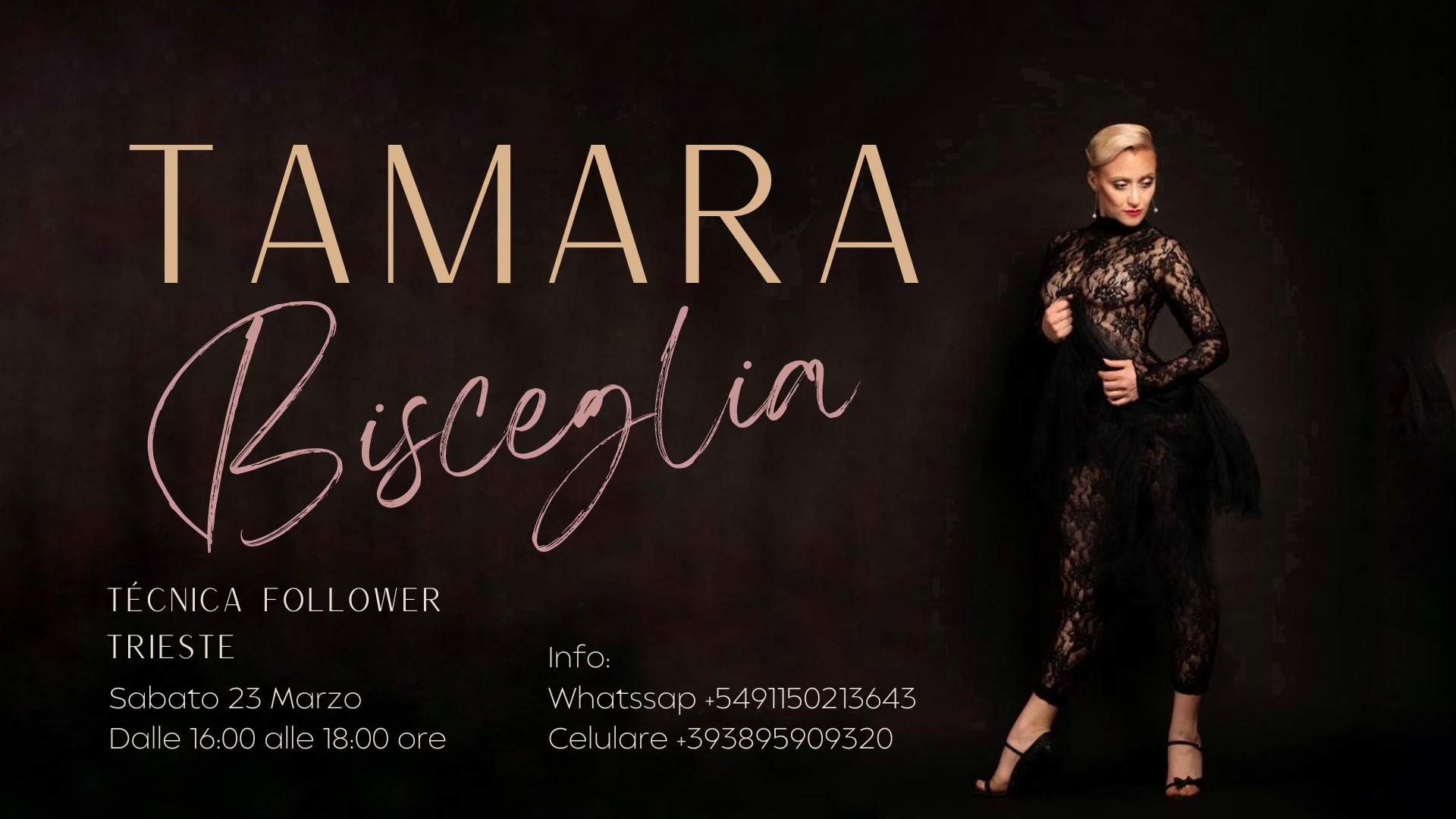TECNICA FOLLOWER CON TAMARA BISCEGLIA