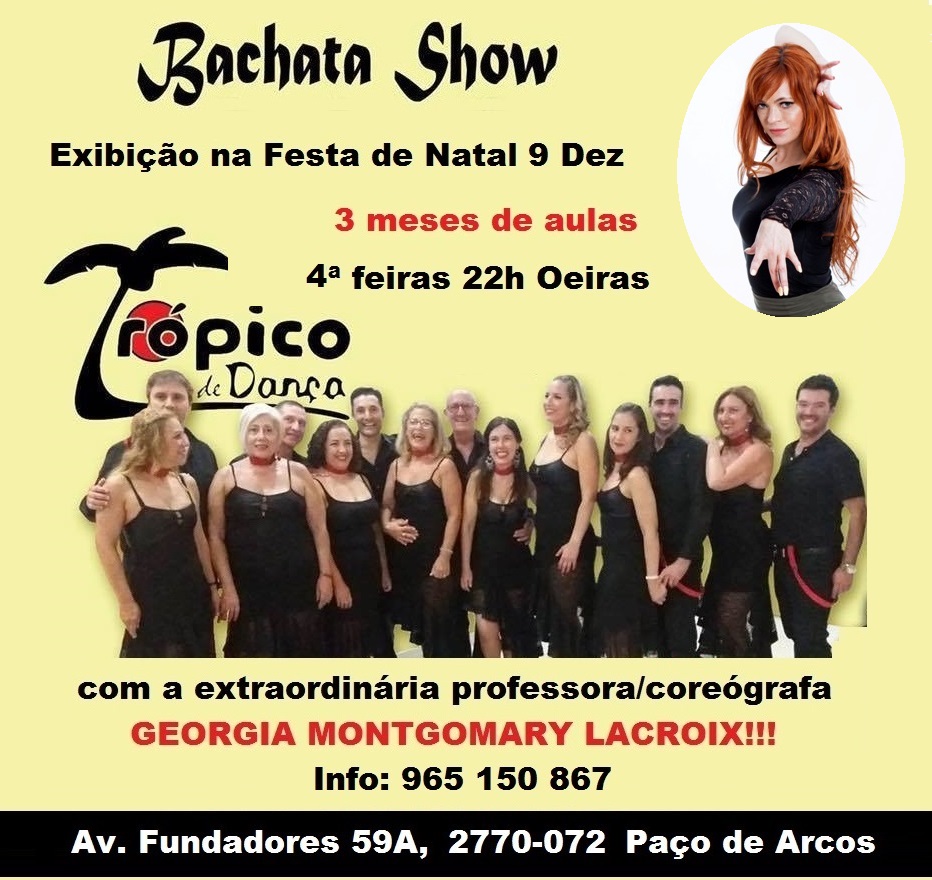 Bachata c prof. Georgia: para exibição na Festa de Natal 9 DEZ