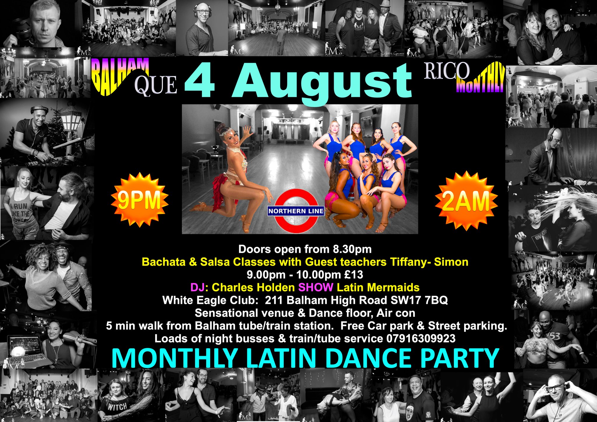 "QUE RICO" - SALSA & BACHATA PARTY - FRI 4TH AUGUST