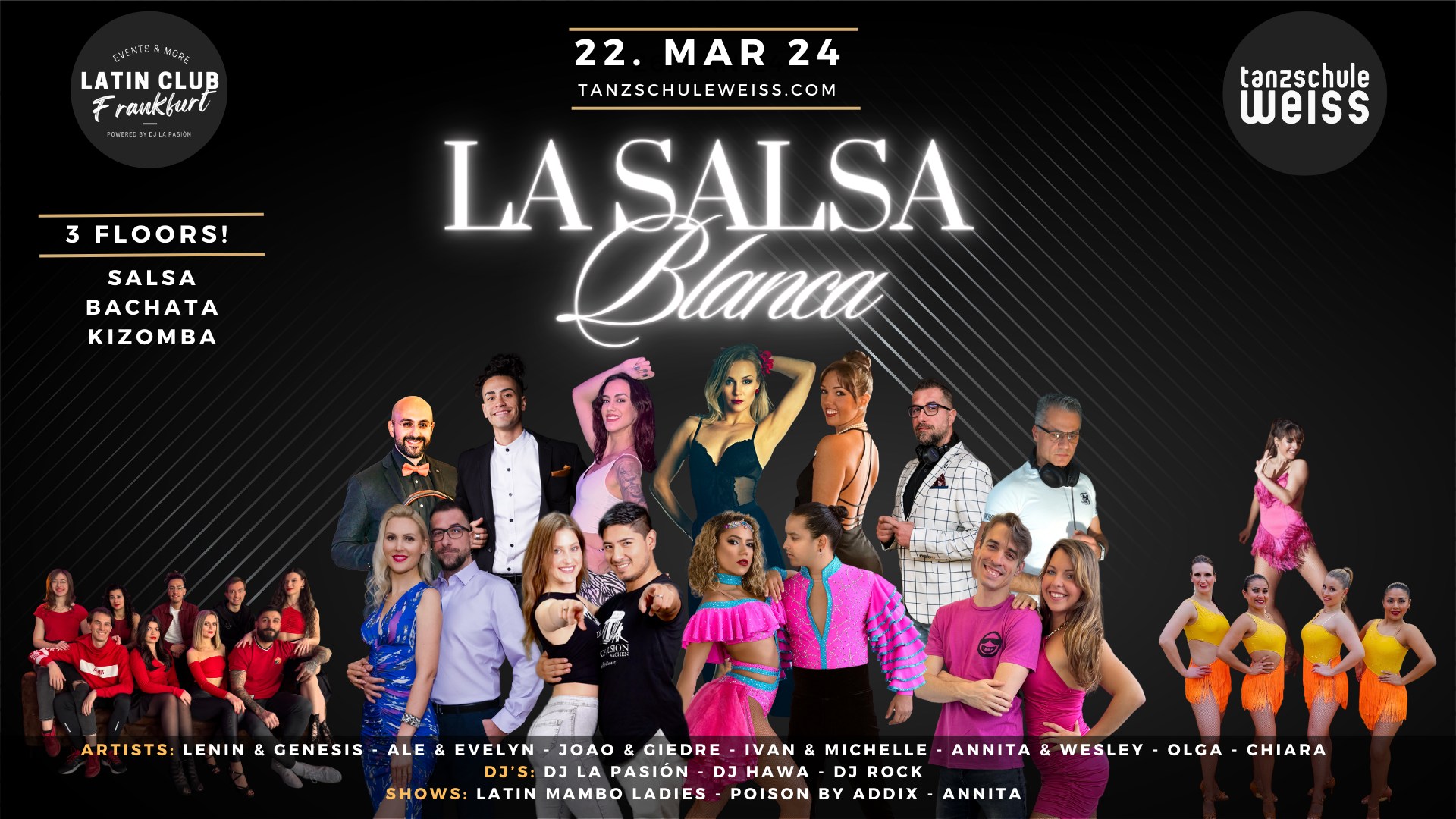 ◐ LA SALSA BLANCA ◑ 3 Floors!