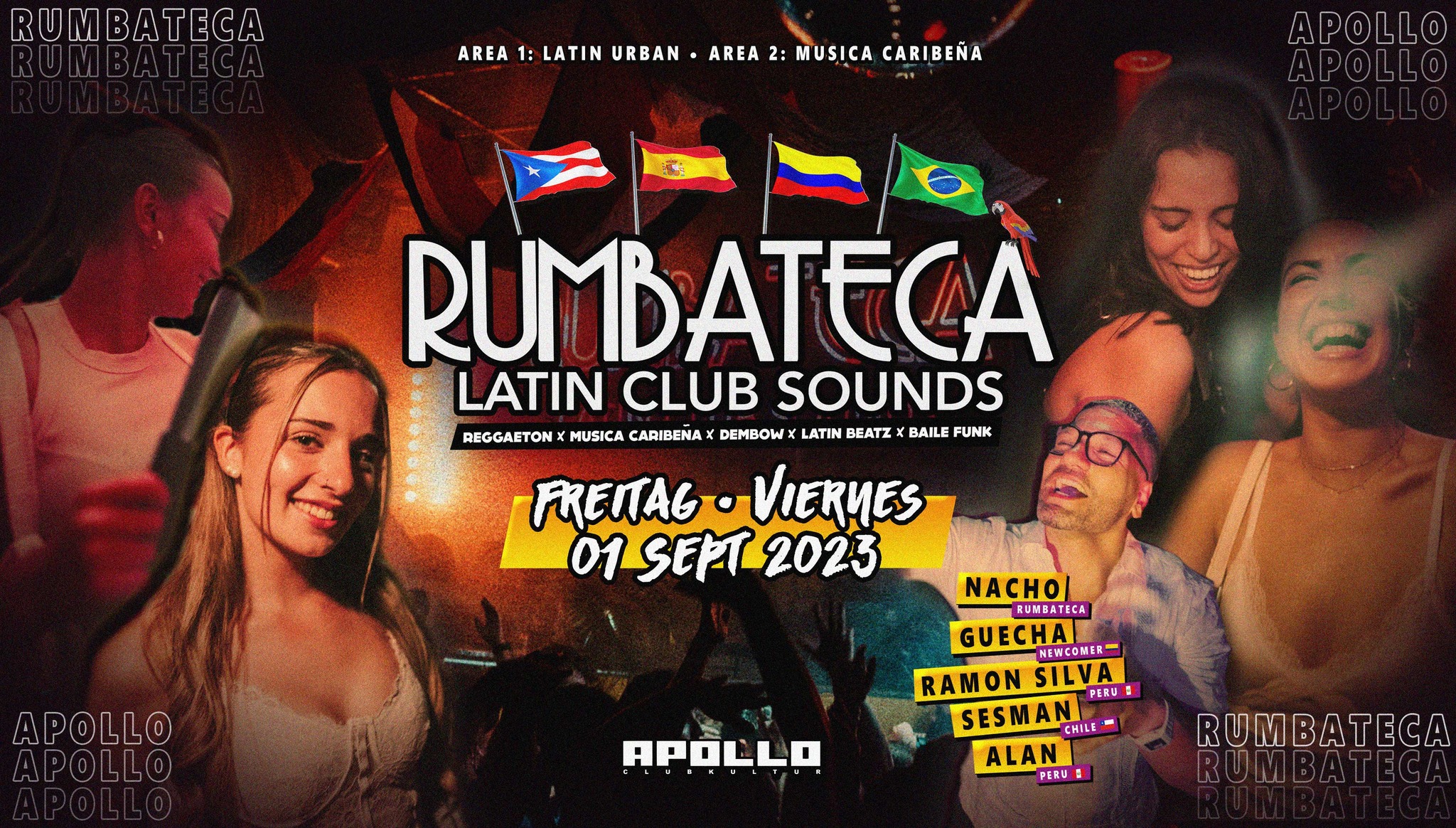 FR 01.09. • RUMBATECA • Latin Club Sounds • Club Apollo Aachen