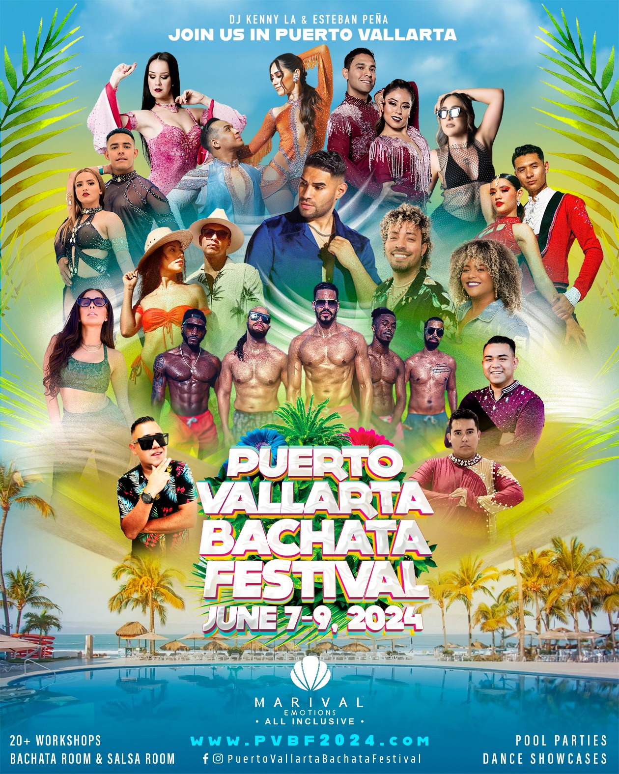 🌴 Puerto Vallarta Bachata Festival - June 7-9, 2024 🌴