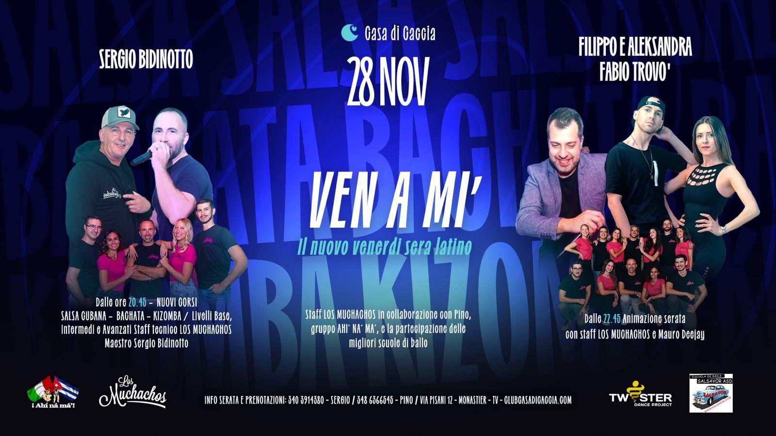VENERDI 28 NOVEMBRE _SALA LATINA