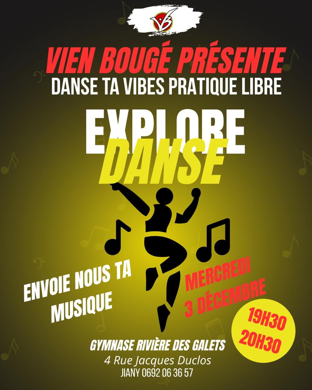 DANSE TA VIBES PRATIQUE LIBRE ✨️ EXPLOR DANCE ✨️ ACCÉS LIBRE ✨️🇷🇪👌