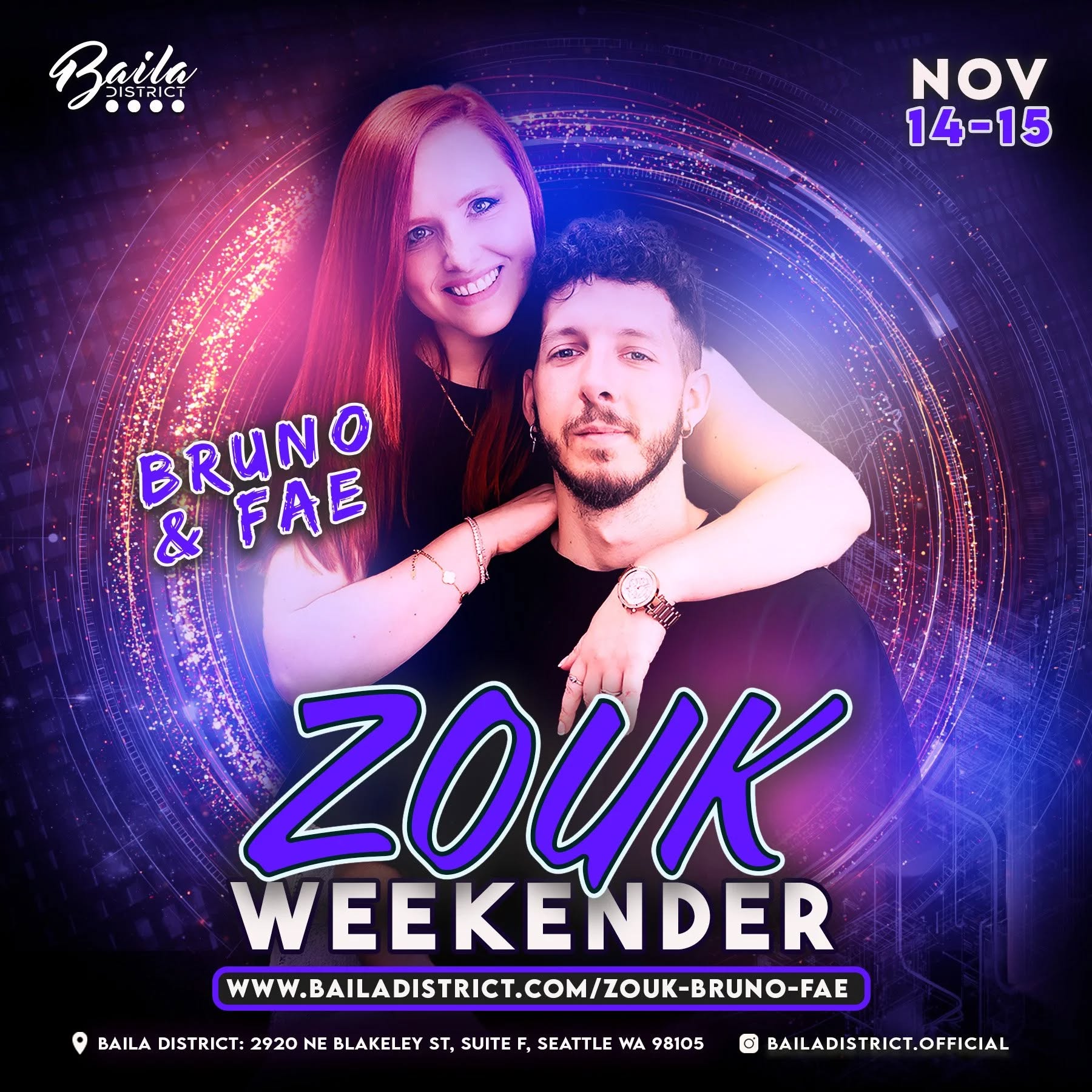 Brazilian Zouk Weekender w Bruno & Fae