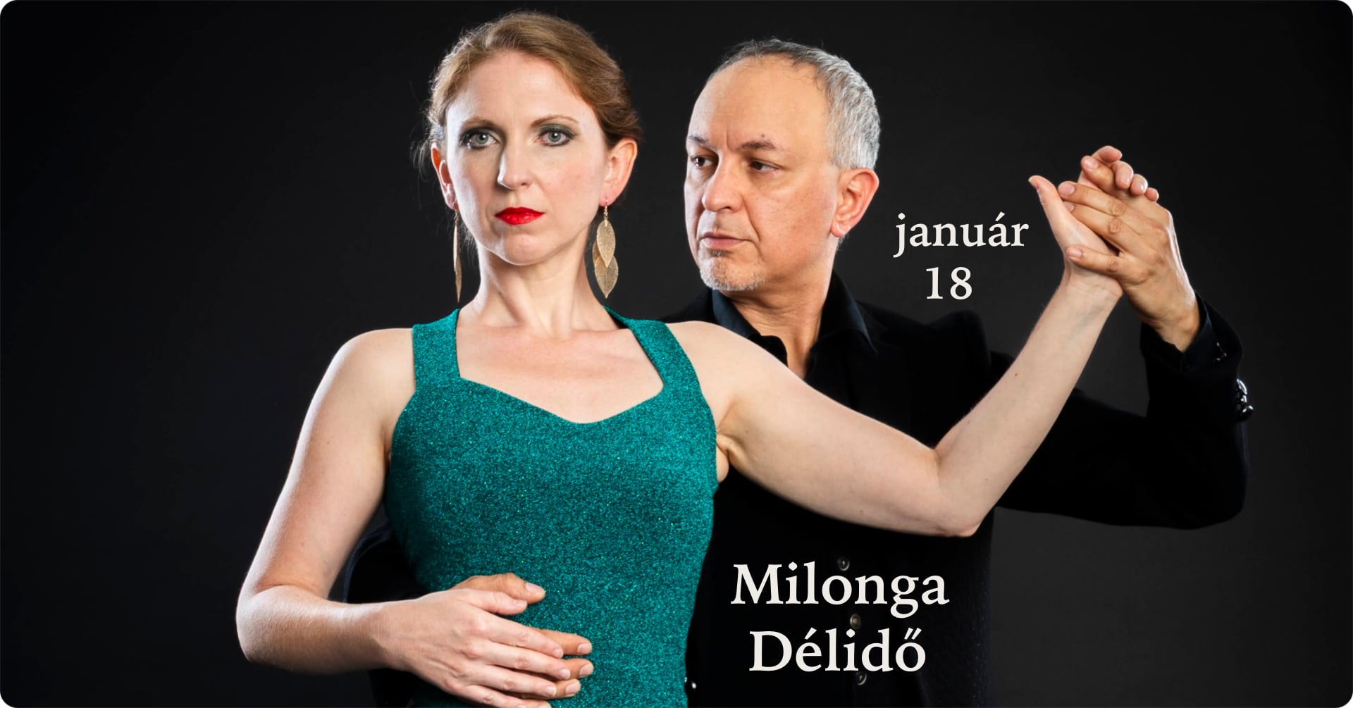 Januári Délidő Milonga Kata és Tiha fellépésével
