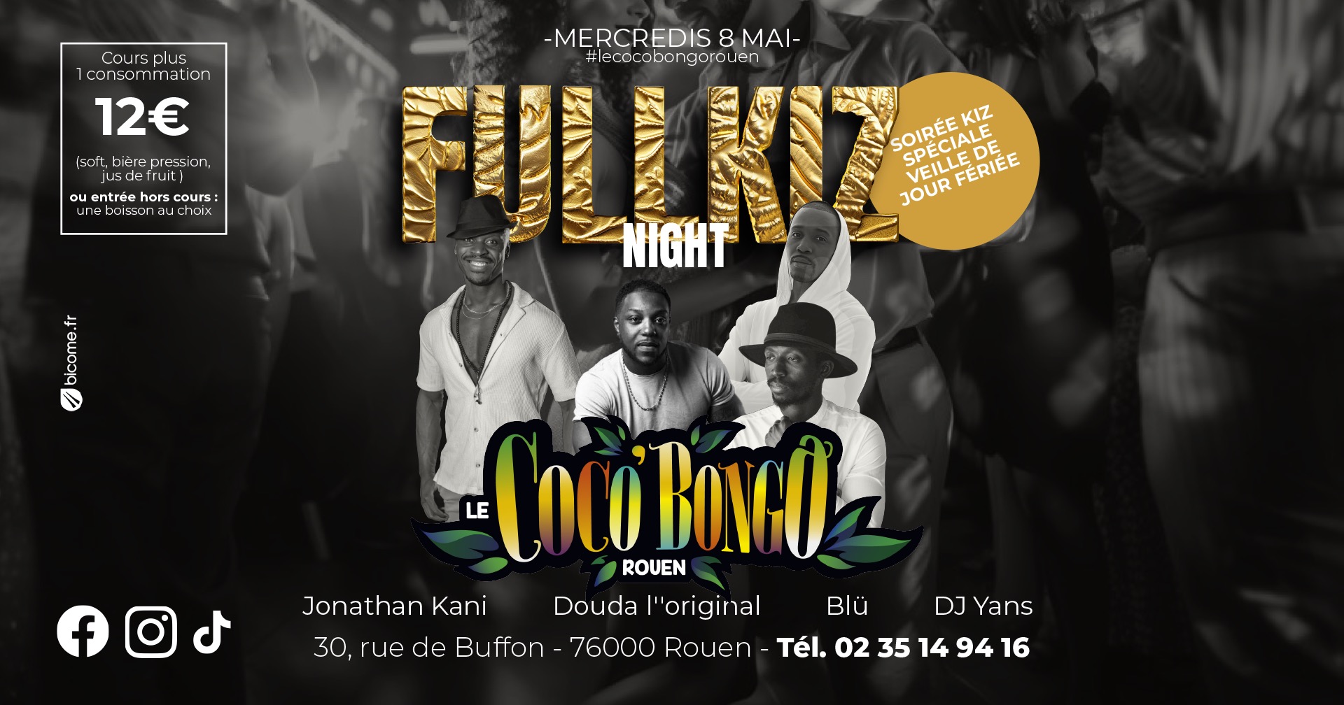 SOIREE "FULLKIZ" VEILLE DE JOUR FERIE