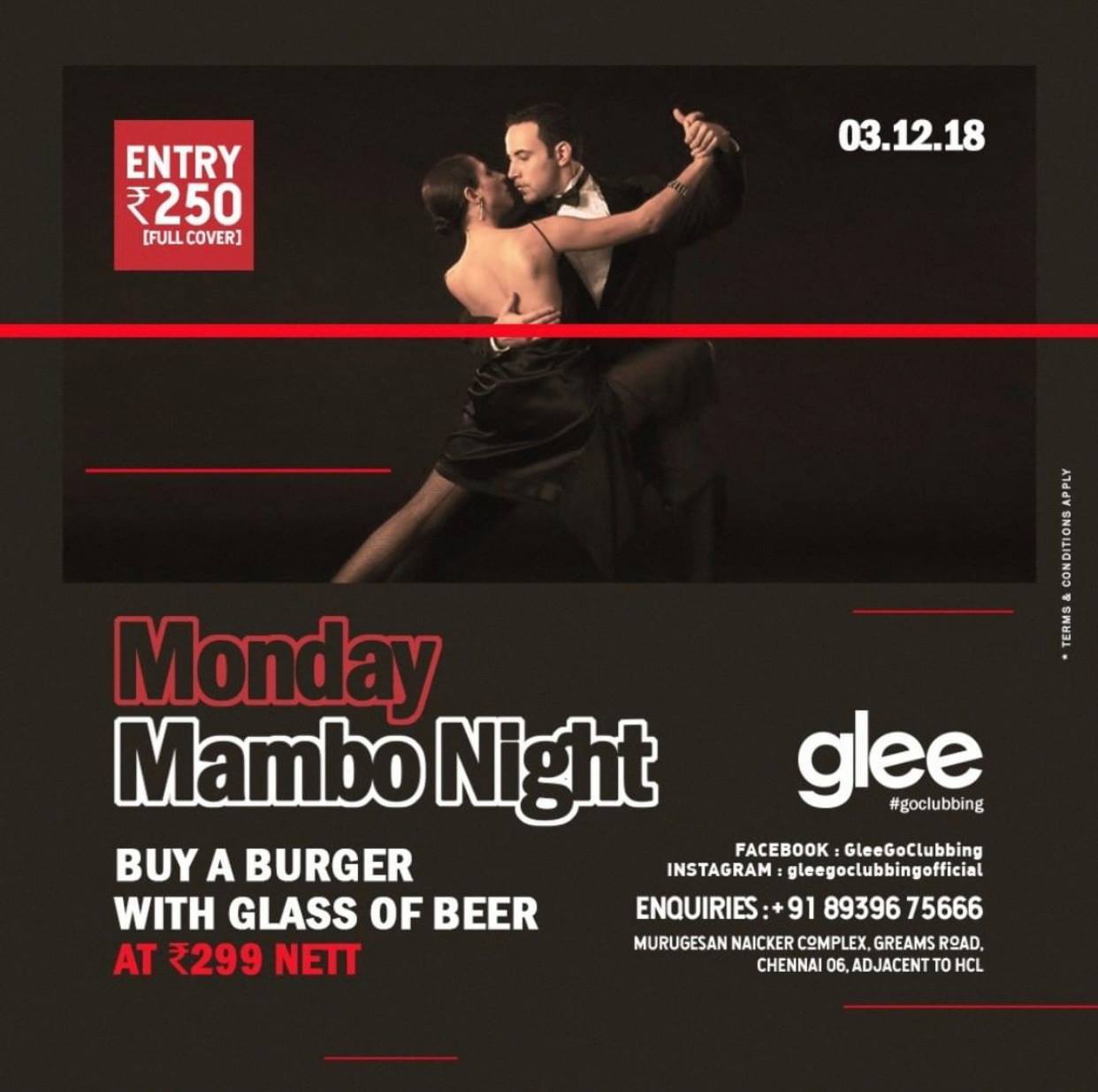 Madras Mambo Night (3rd Dec)