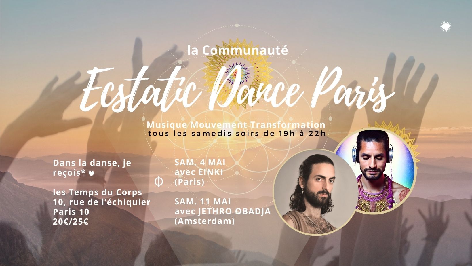 Vivre Ecstatic Dance avec ★ EINKI ((Paris))