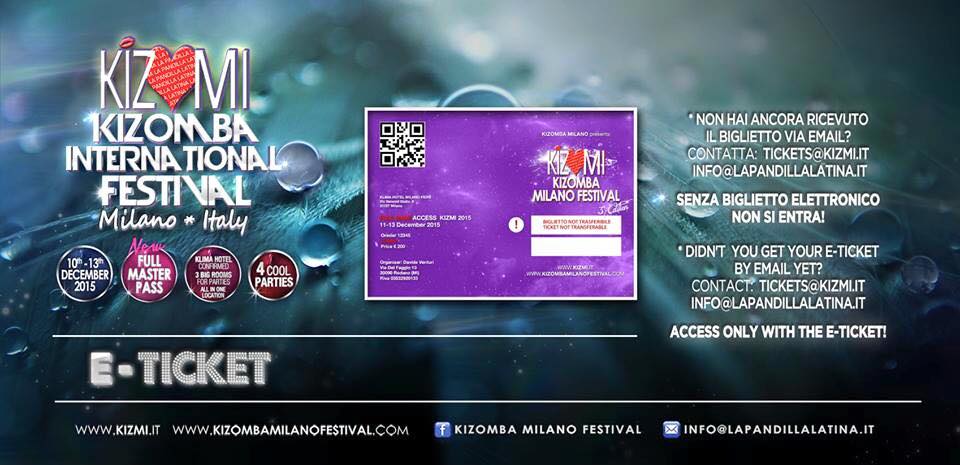 Kizmi Kizomba Milano Festival 10 13 Dec 2015