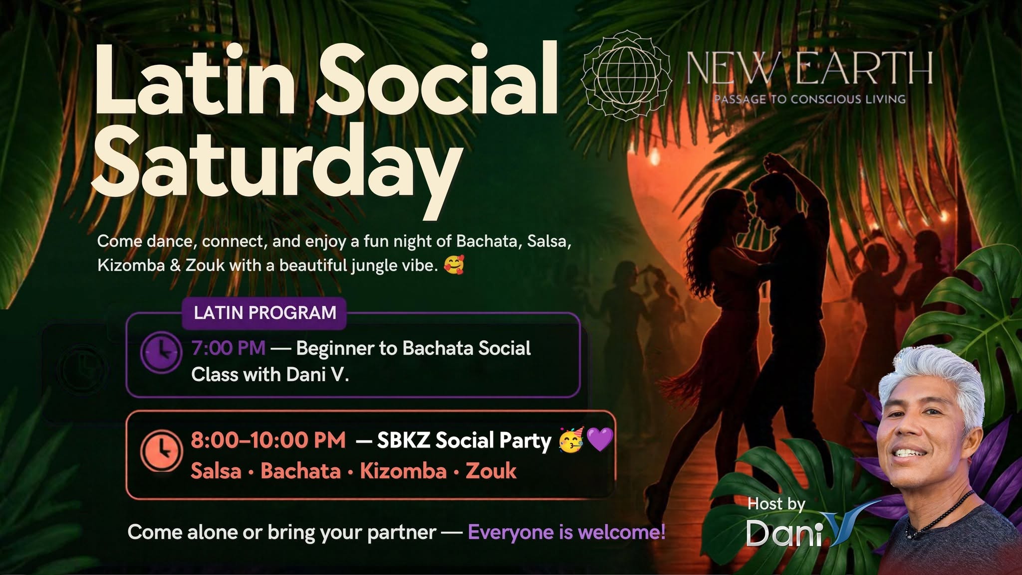Latin Night Saturday @ New Earth