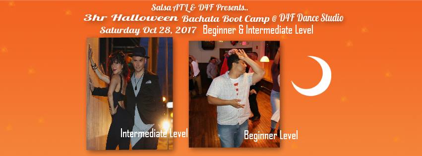 Halloween 3hr Bachata Boot Camp - Beg & Int Level Oct 28th