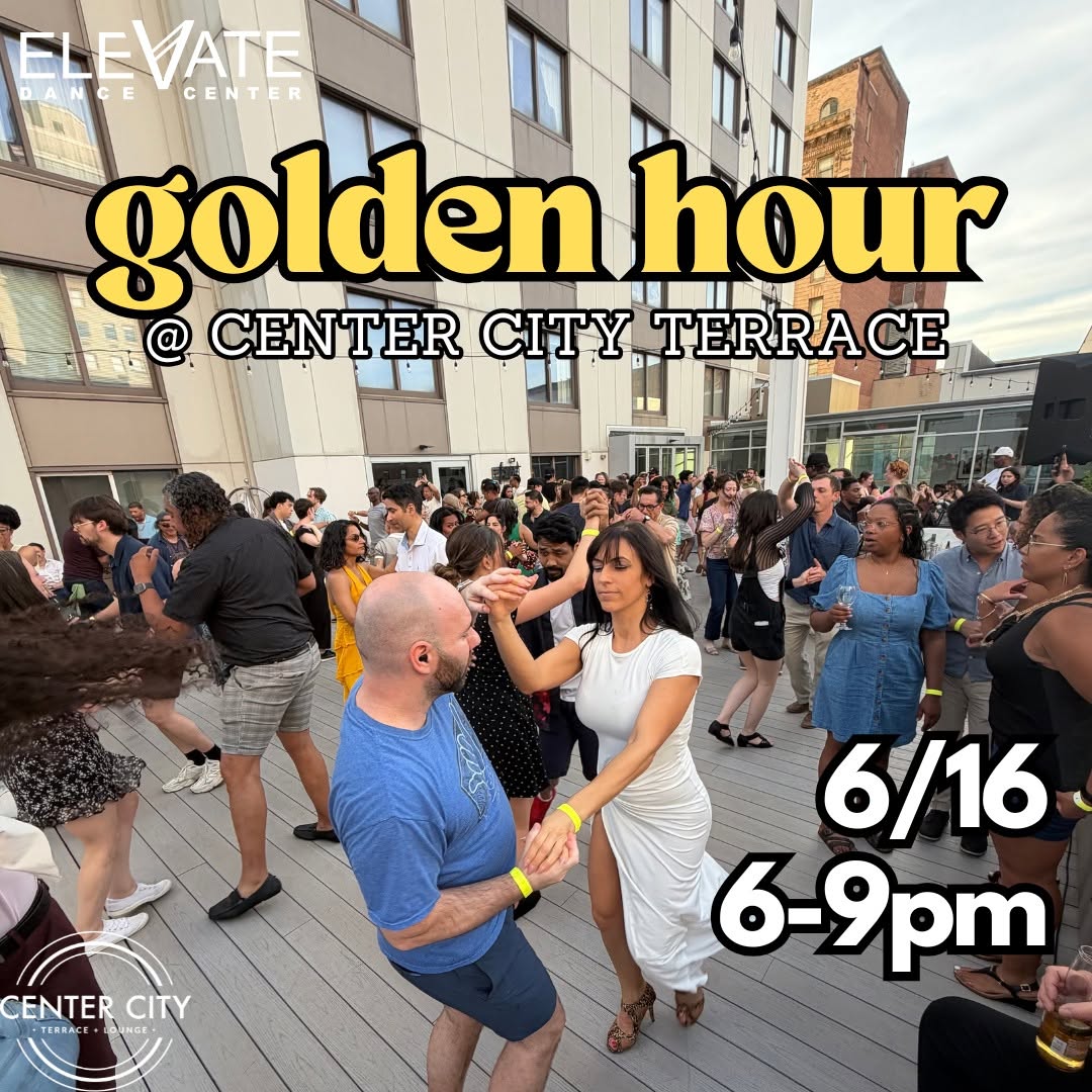 OUTDOOR GOLDEN HOUR - THIS Tuesday June 16th - 6-9PM - BACHATA lesson