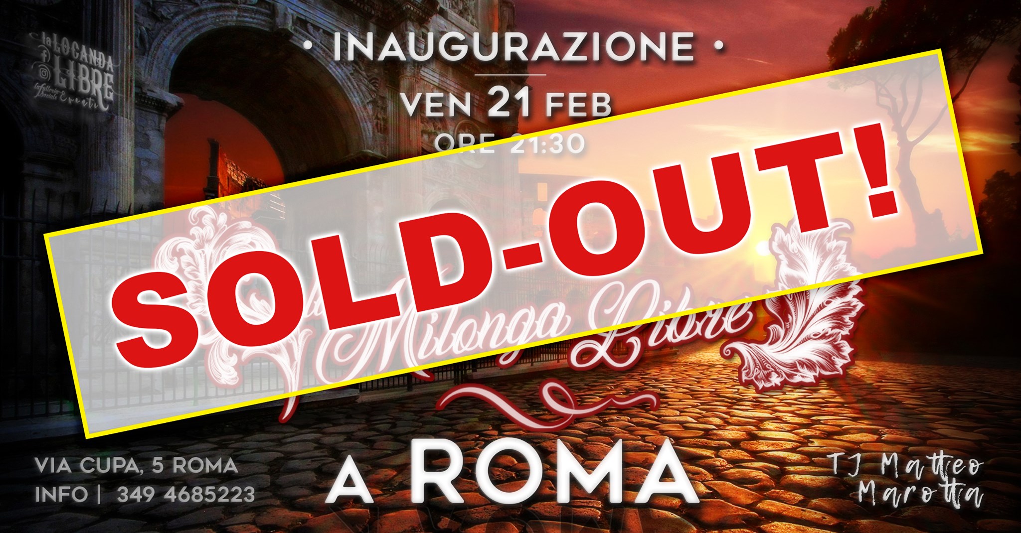 Milonga Libre a Roma Inaugurazione