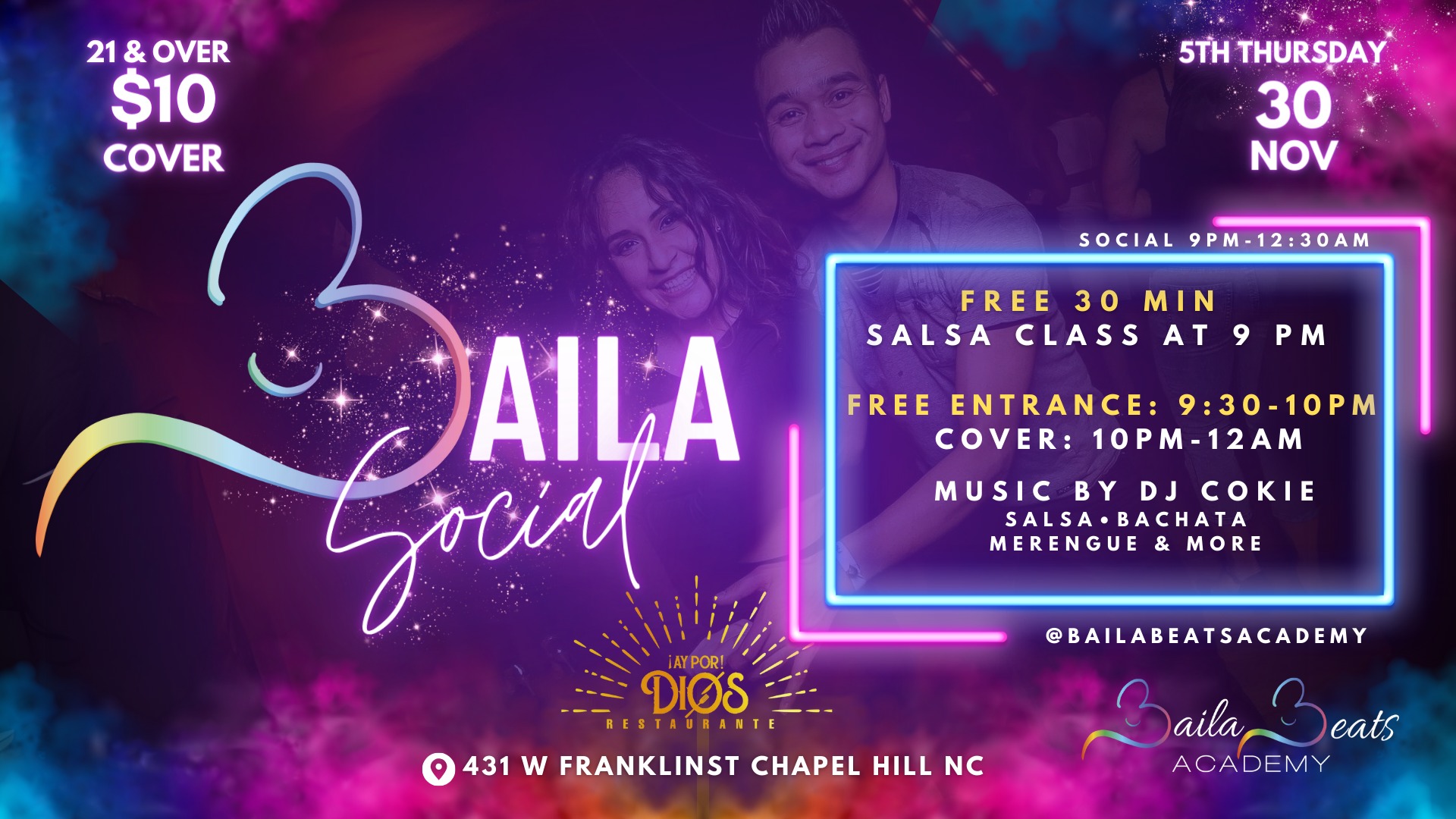 π Baila Social- 5th Thursday π