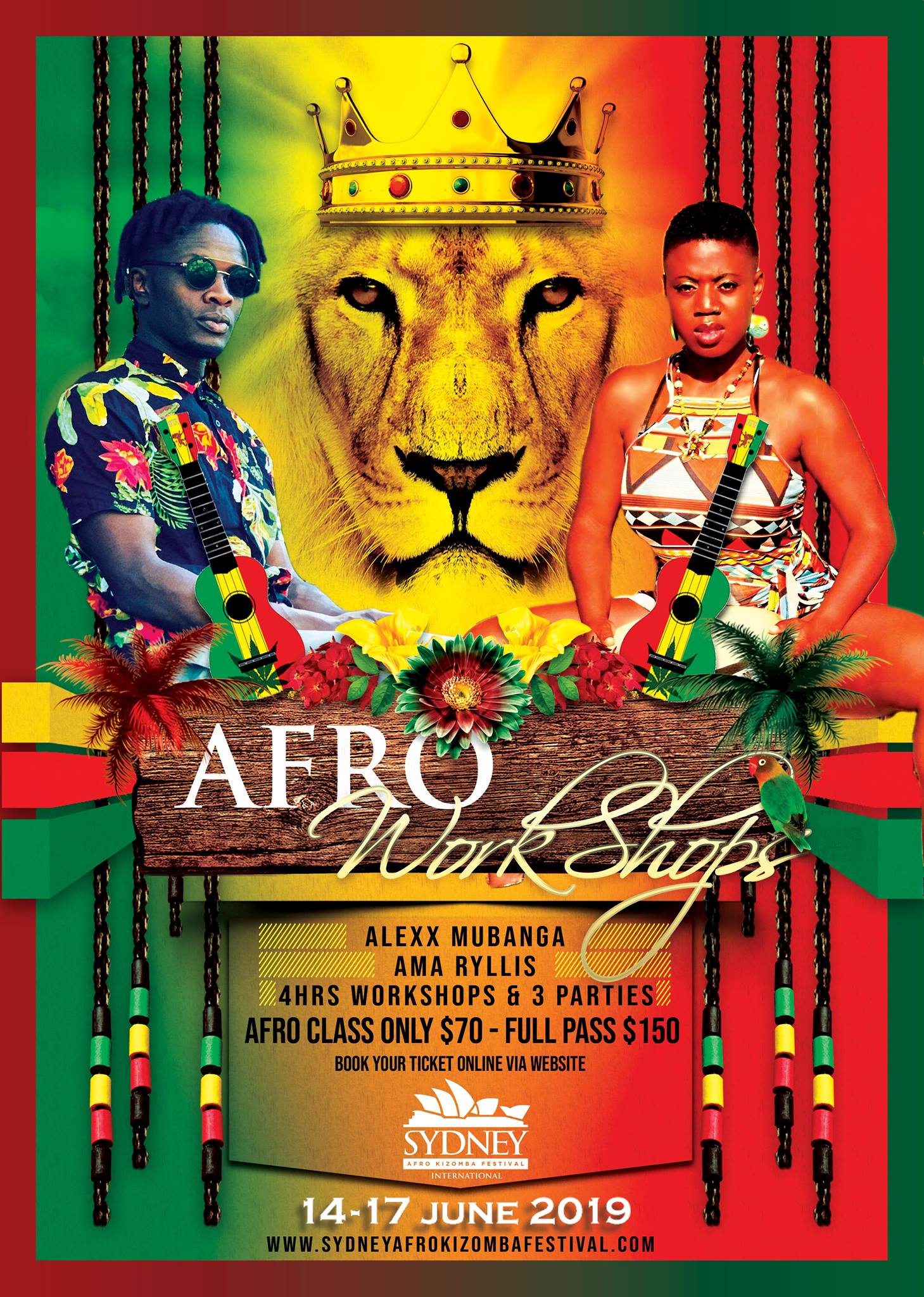 Sydney AFROFusion Workshops - Alexx Mubanga & Ama Ryllis