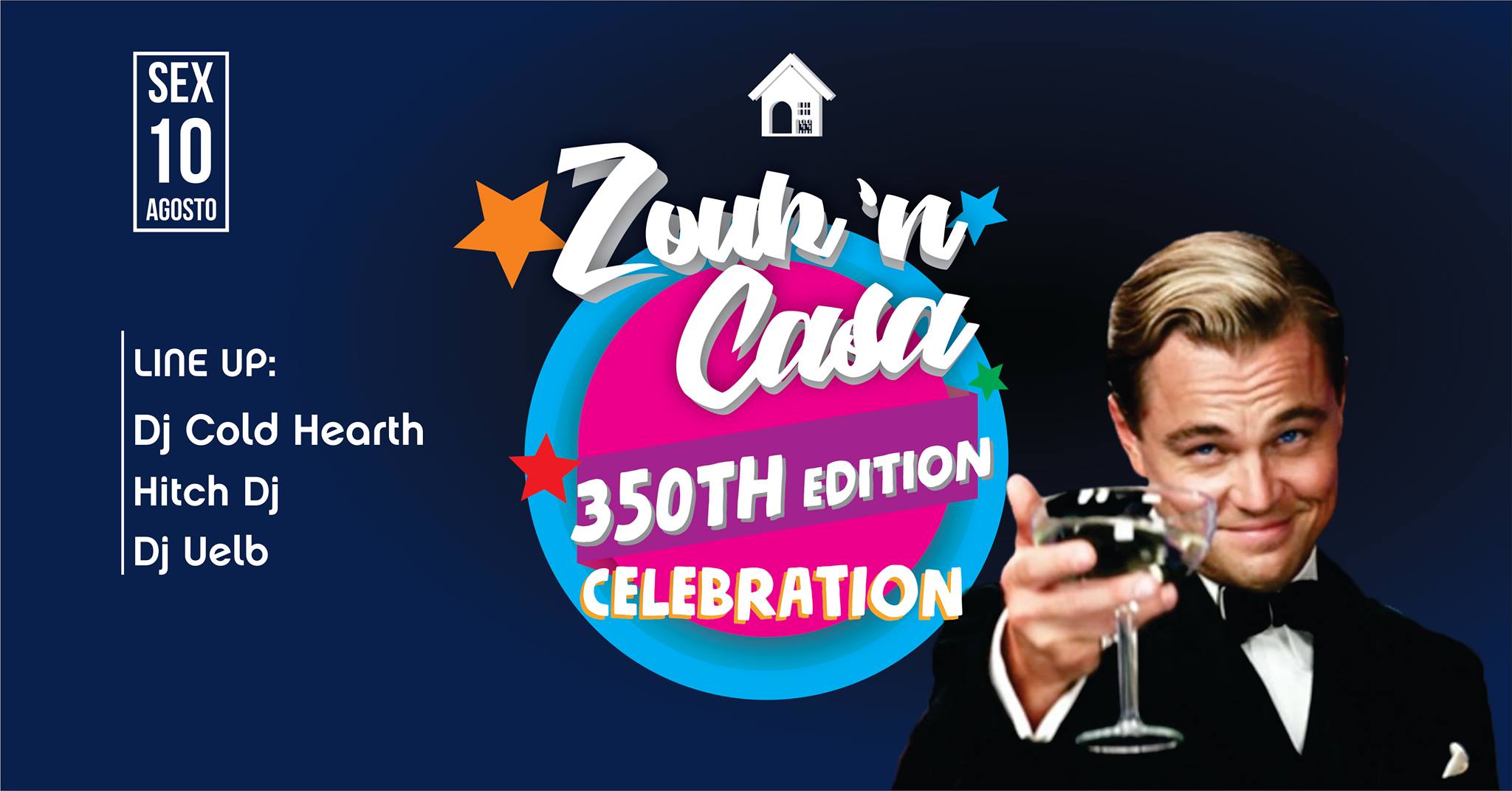Hoje - Zouk'n Casa - 350th Edition