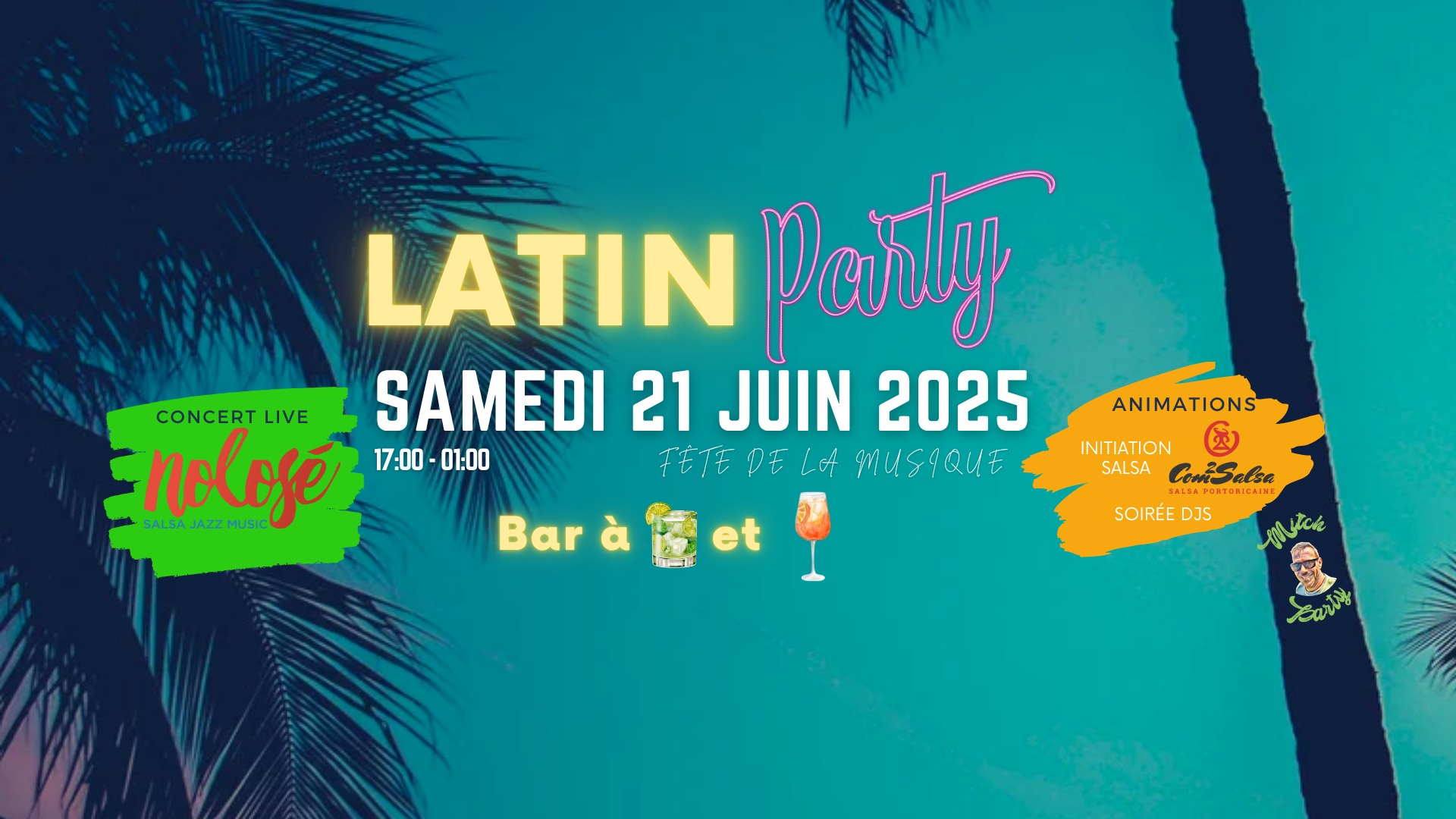 Latin Party 2025 - Fête de la musique avec Nolosé Salsa et DJs à Nyon