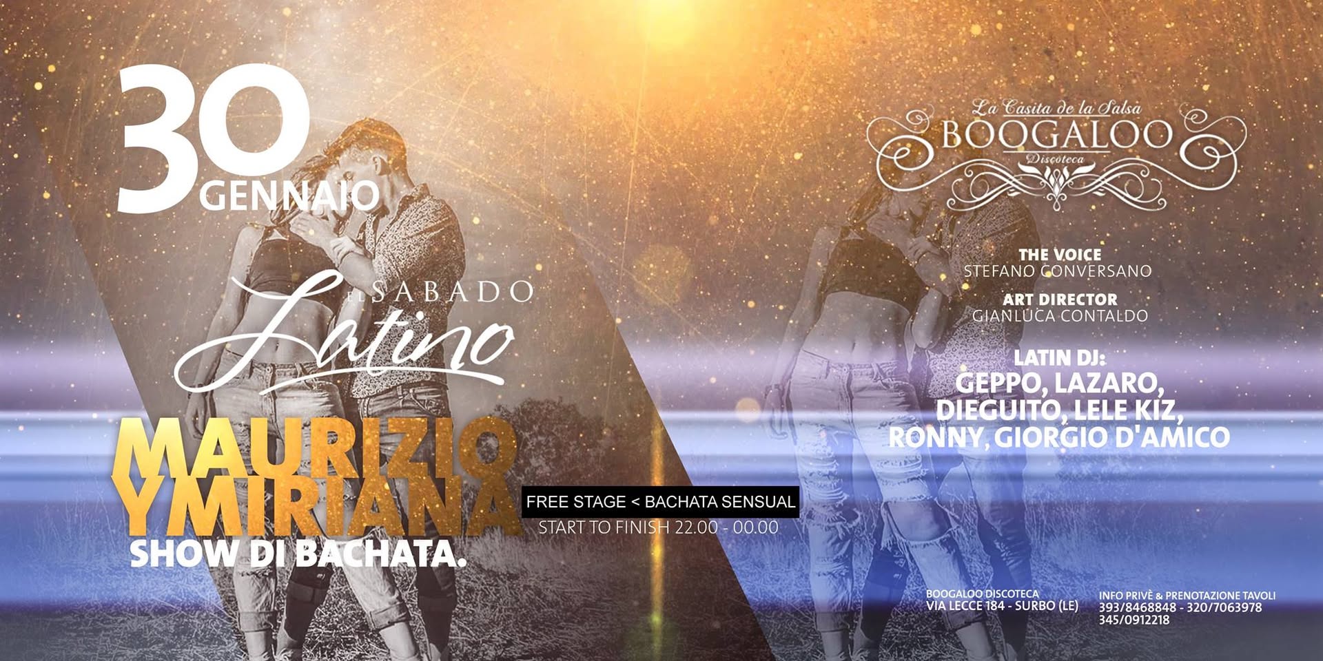 Maurizio Y Miriana #BachataSensual #FreeStage (EL SABADO LATINO)