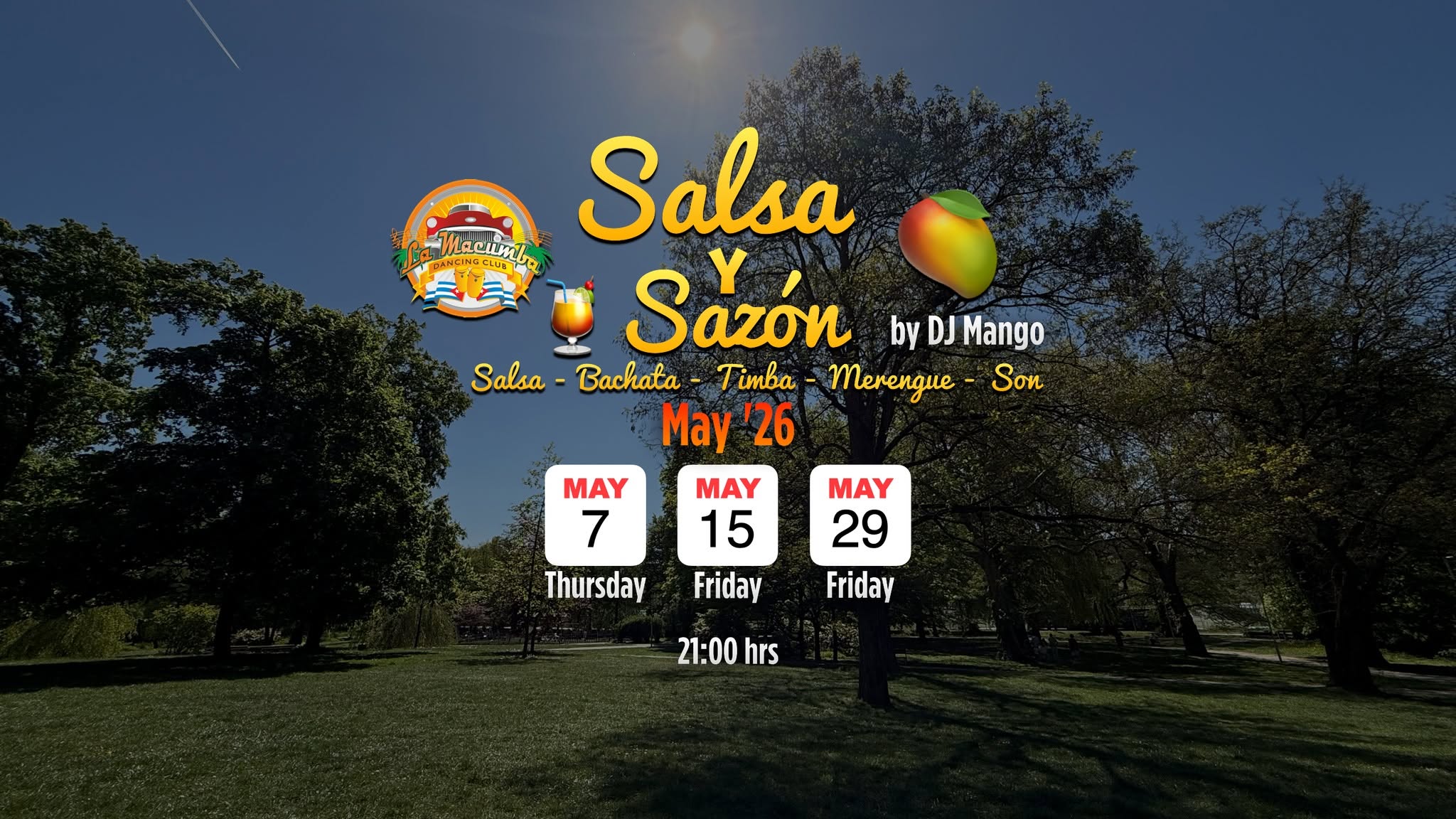 ☆Salsa Y Sazón ☆ DJ Mango 🥭☆ Thursday & Friday Night