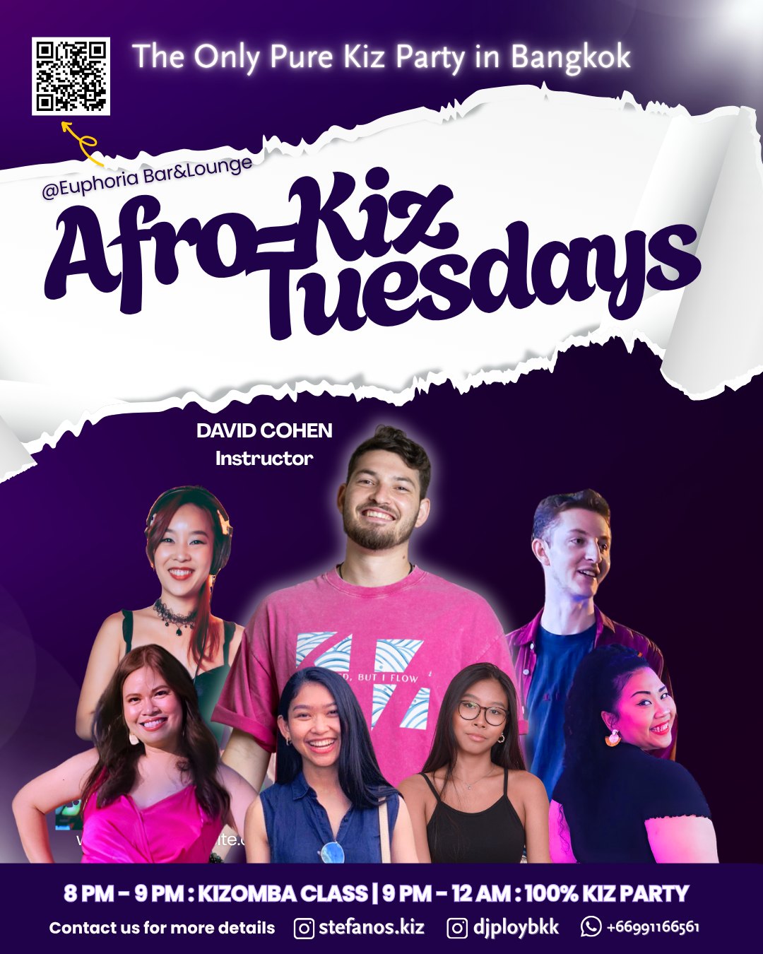 AfroKiz Tuesdays "Kizomba with David"