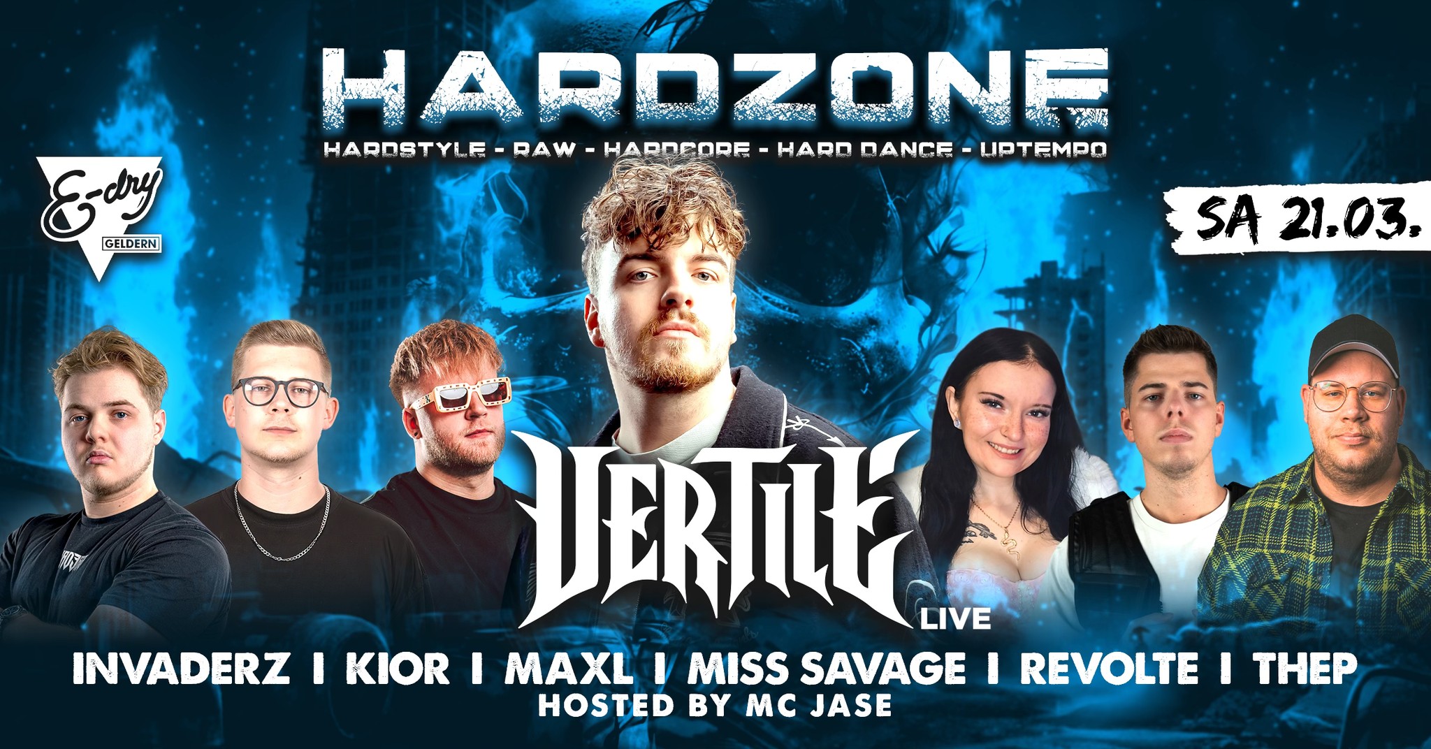 Harderzone feat. Vertile Live, Invaderz Live, uvm. 3 Floors 21.03.