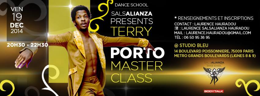 PORTO MASTER CLASS BY TERRY @ SALSALIANZA **** VENDREDI 19 DÉCEMBRE 2014