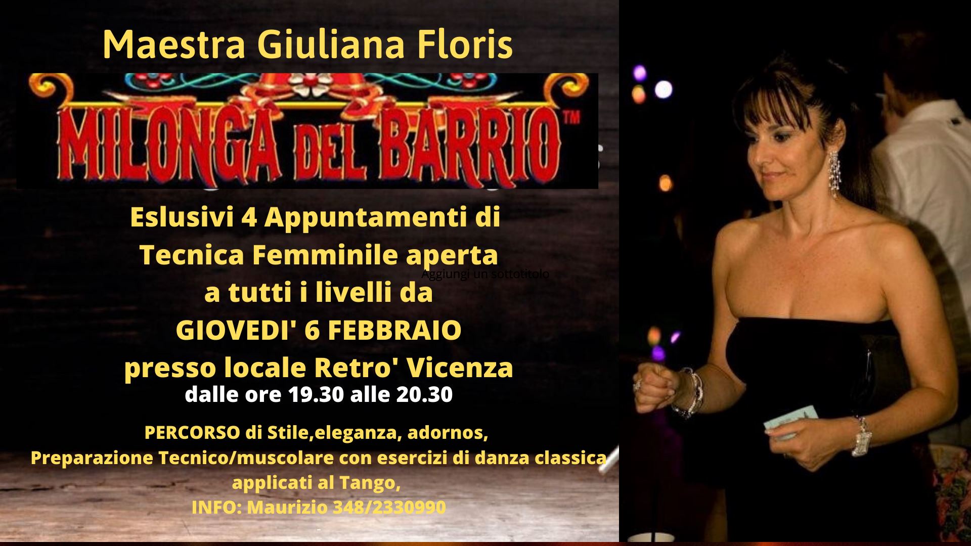 Novita' ed Esclusivo percorso di Tecnica Femminile a Vicenza!